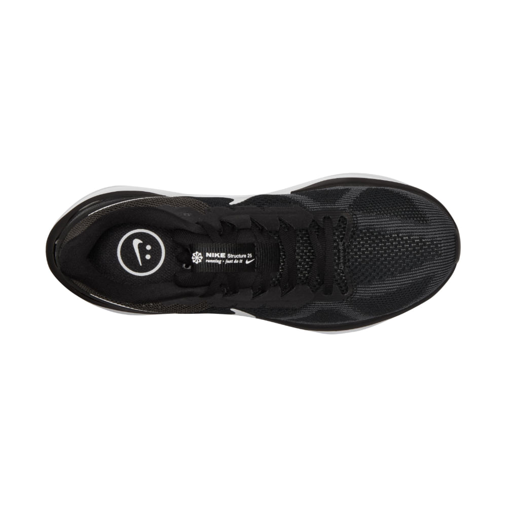 Nike W Nike Air Zoom Structure 25 Tenis negro de mujer para correr