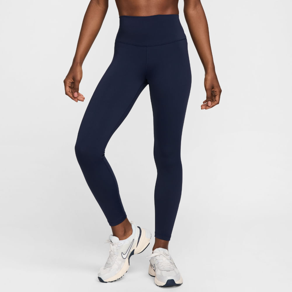 Nike W Nk Df One Hr 7/8 Tight Licra azul de mujer para entrenamiento