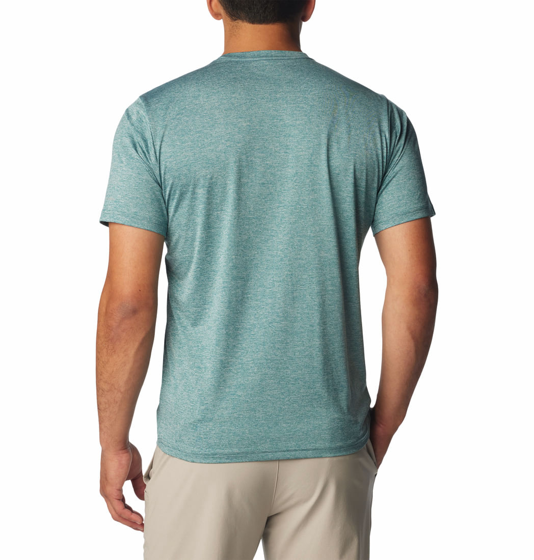 Columbia Columbia Hike™ Crew Camiseta Manga Corta Verde De Hombre Para Entrenamiento
