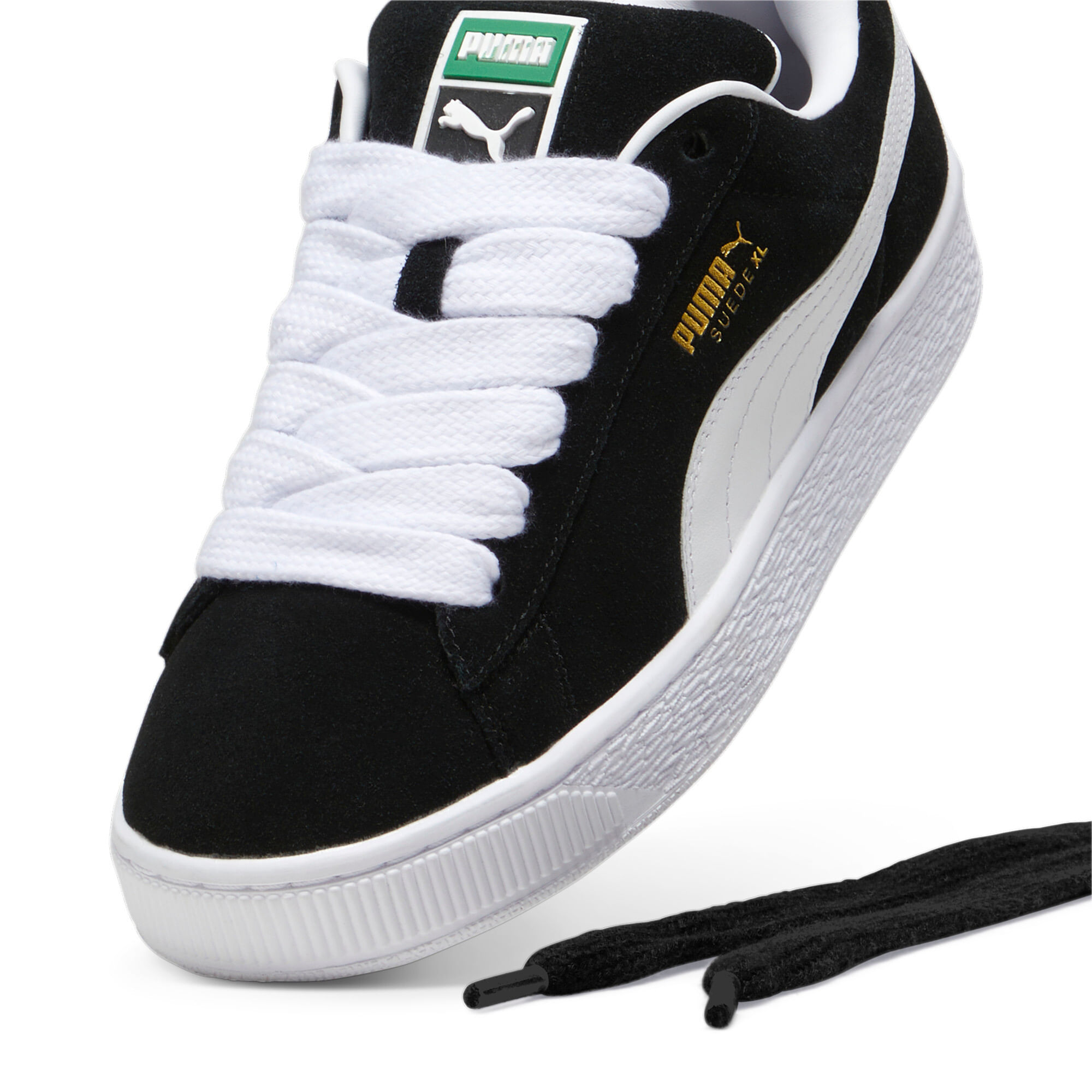 Puma Suede Xl Tenis negro de hombre lifestyle