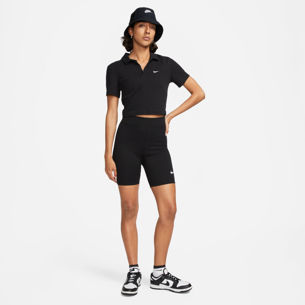 Nike W Nsw Nk Clsc Hr 8In Short Licra negro de mujer lifestyle