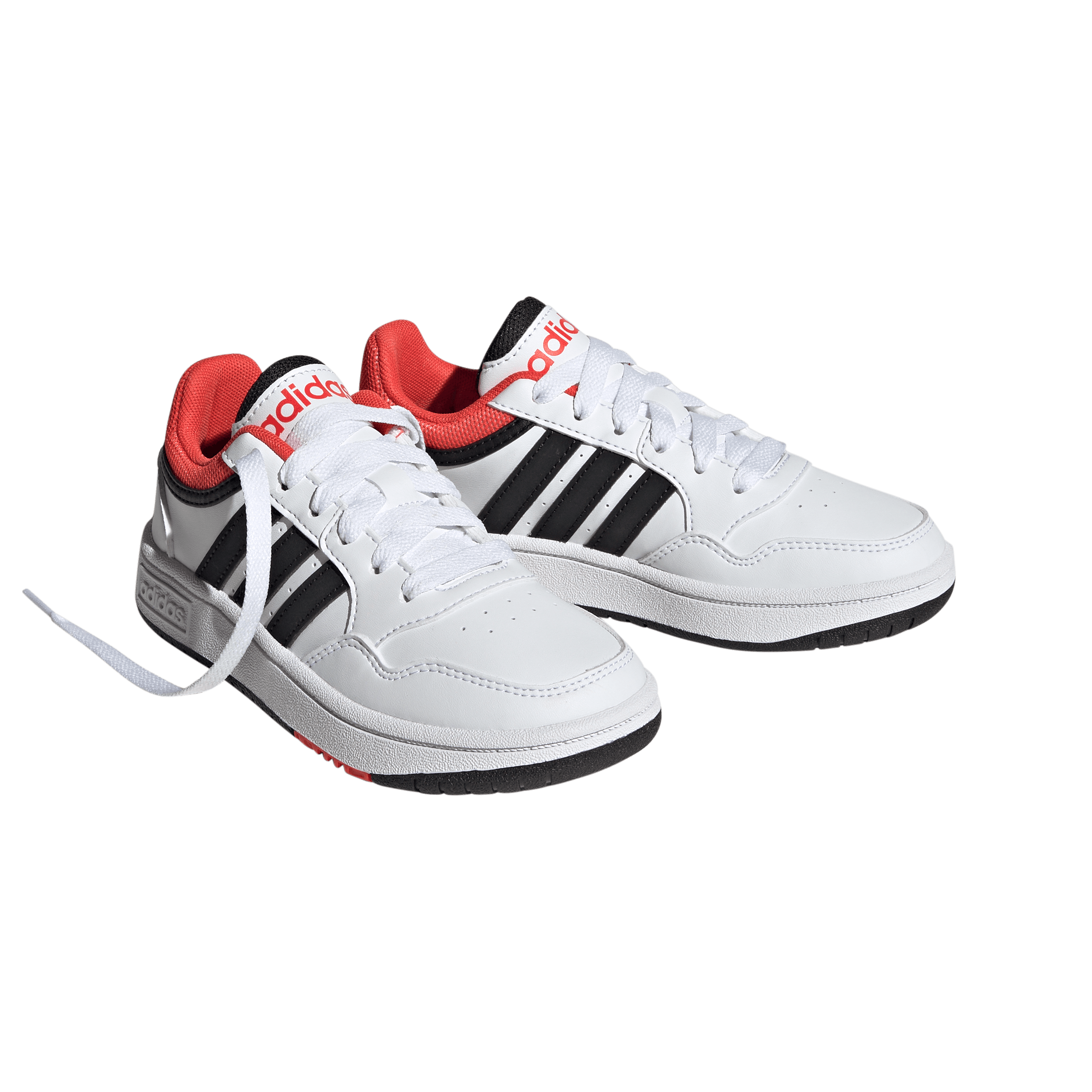 Adidas Hoops 3.0 K Tenis blanco de niño lifestyle