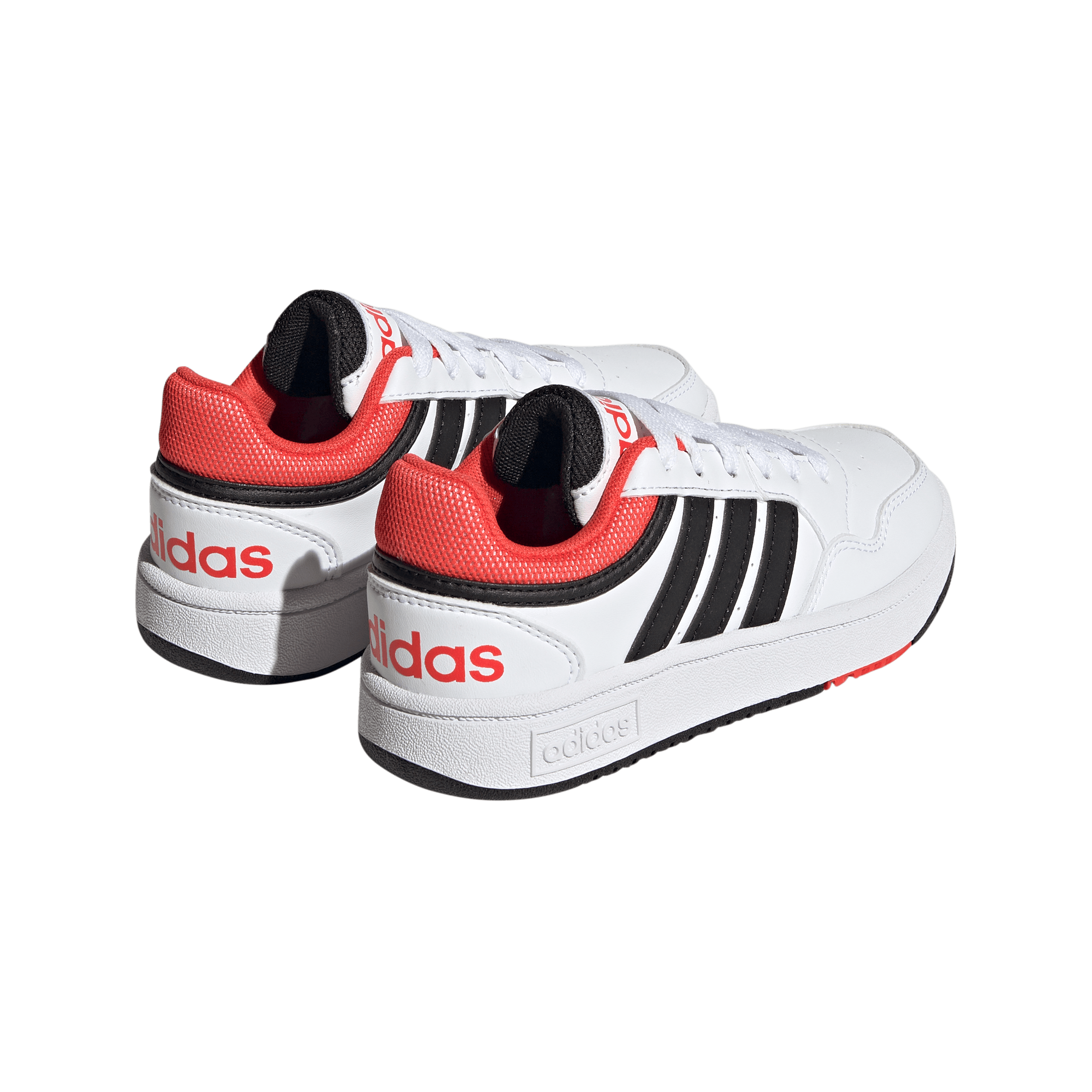 Adidas Hoops 3.0 K Tenis blanco de niño lifestyle