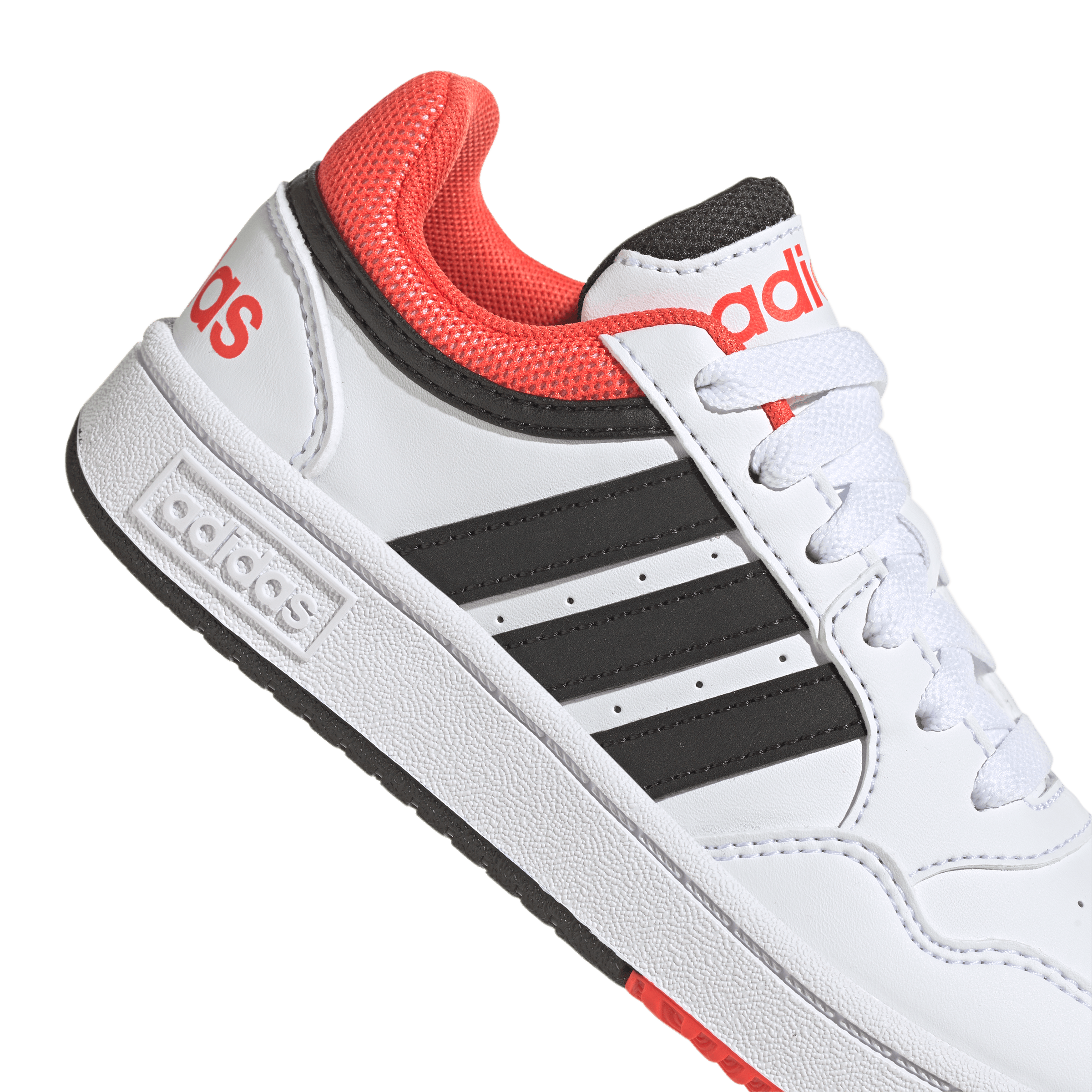 Adidas Hoops 3.0 K Tenis blanco de niño lifestyle