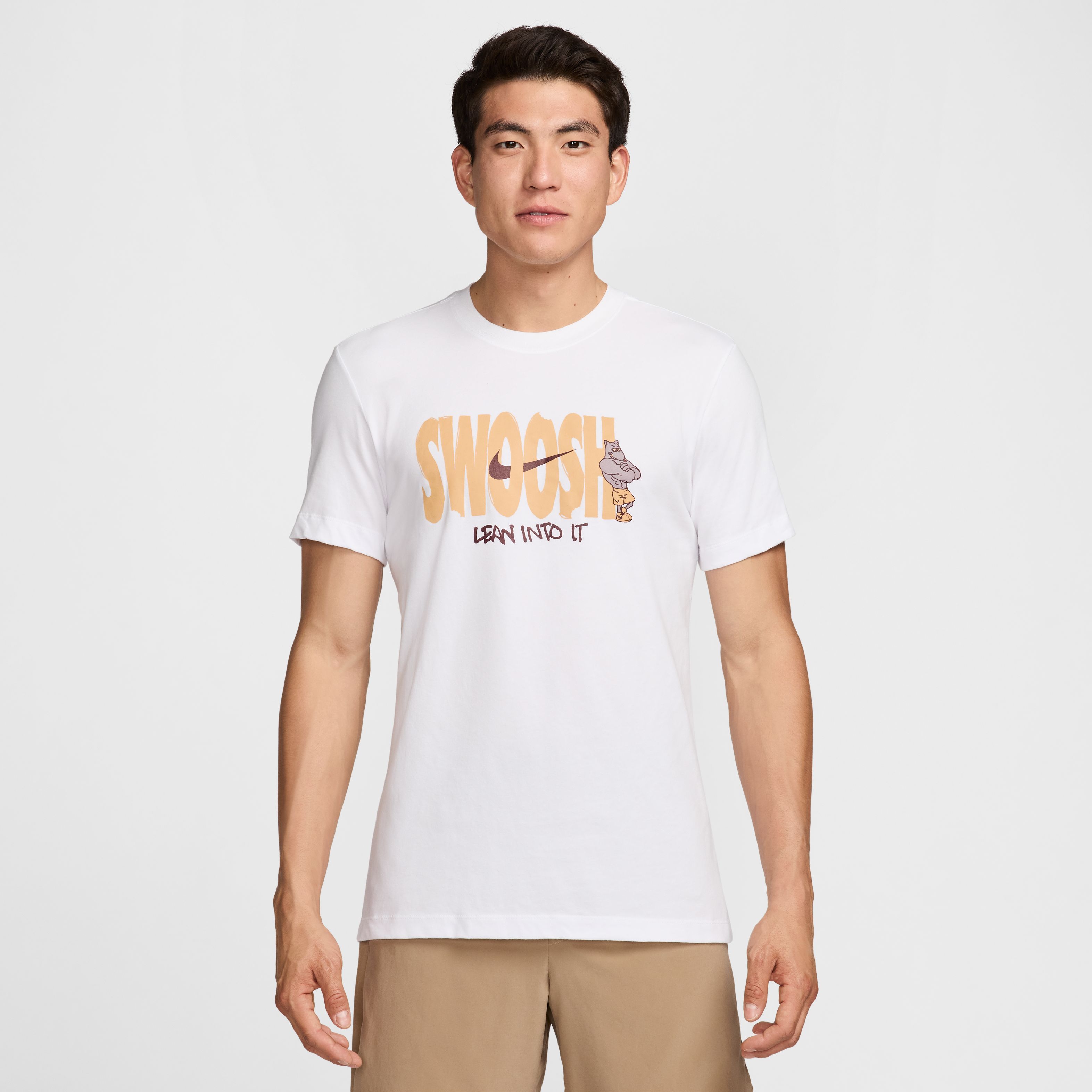 Nike M Nk Df Tee Ifkyk 1 Camiseta Manga Corta blanco de hombre para entrenamiento