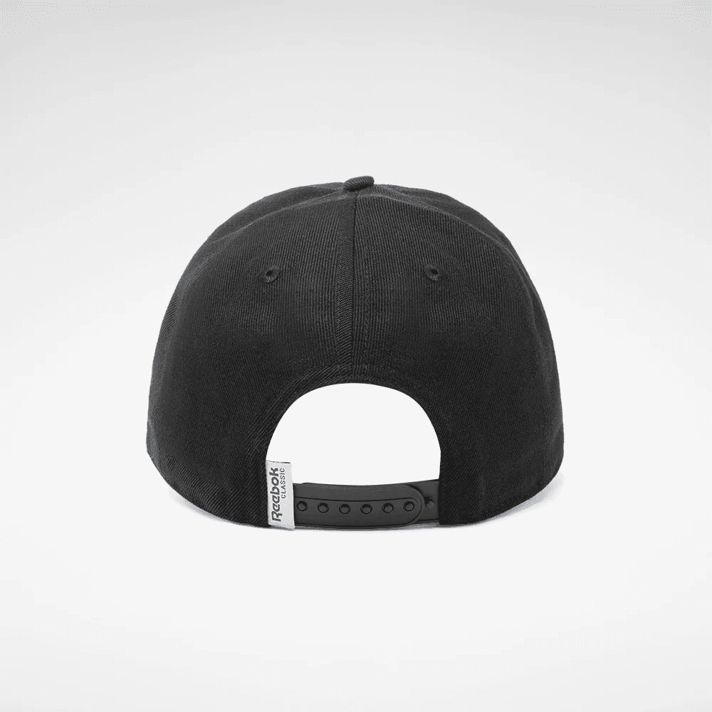 reebok classics cl vector flat peak cap gorra negro de hombre lifestyle