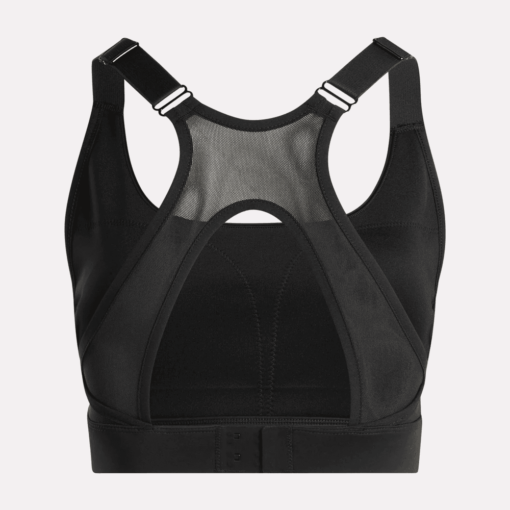 Reebok Lux High Impact Bra Top negro de mujer para entrenamiento