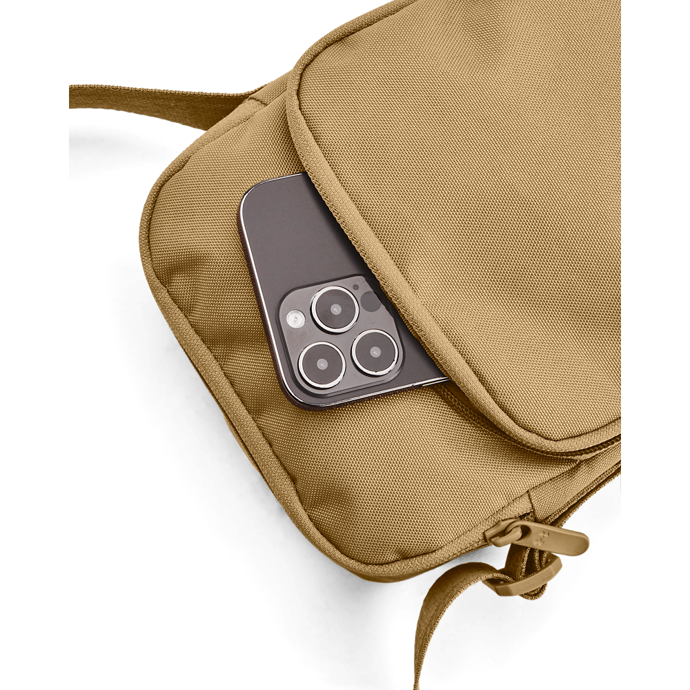 UA Loudon Lite Crossbody Bolso beige de hombre para entrenamiento