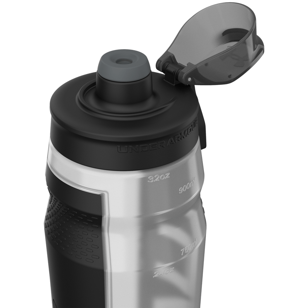 UA 32Oz Playmaker Squeeze Botella rojo de hombre para entrenamiento