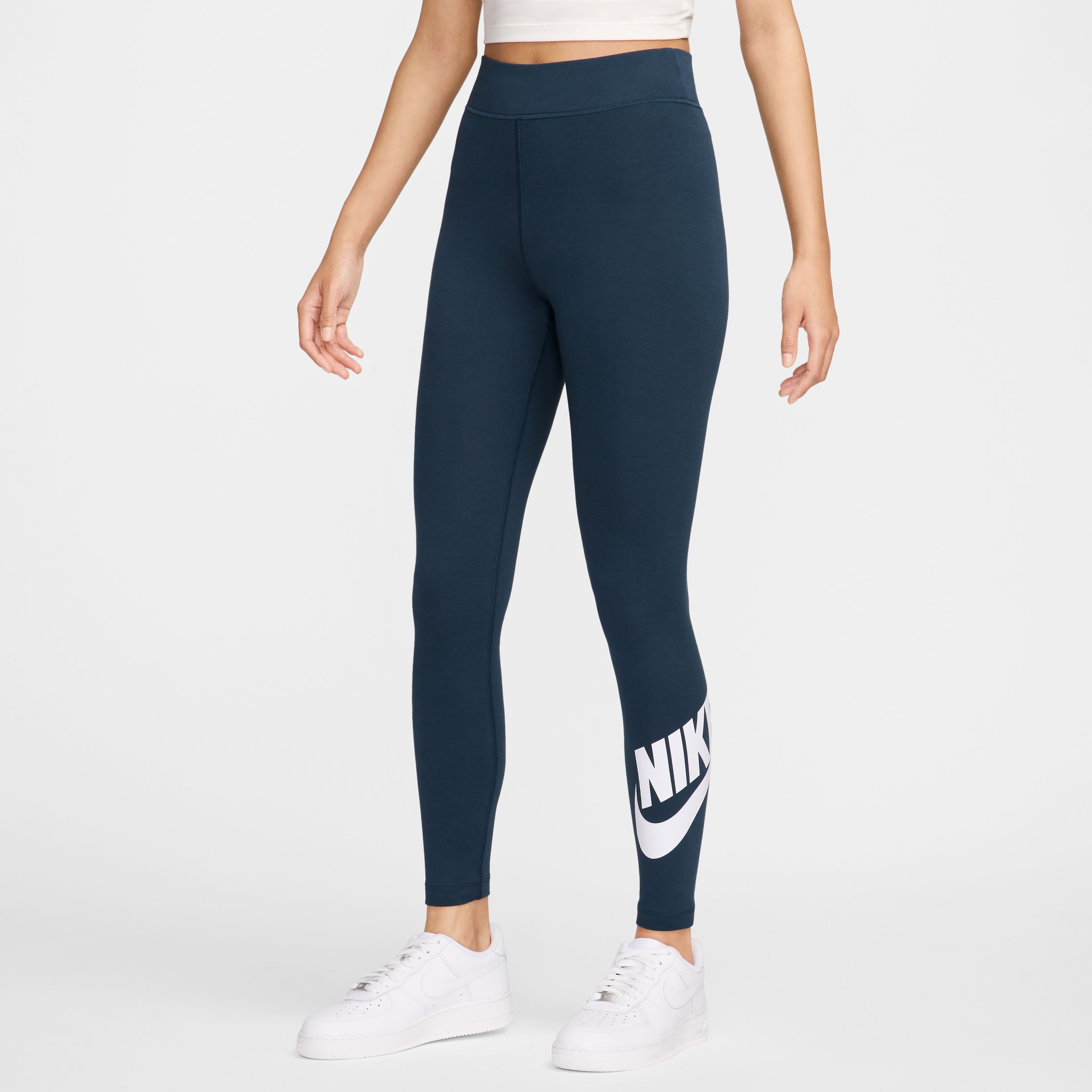 Nike W Nsw Nk Clsc Gx Hr Tight Ftra Licra azul de mujer lifestyle
