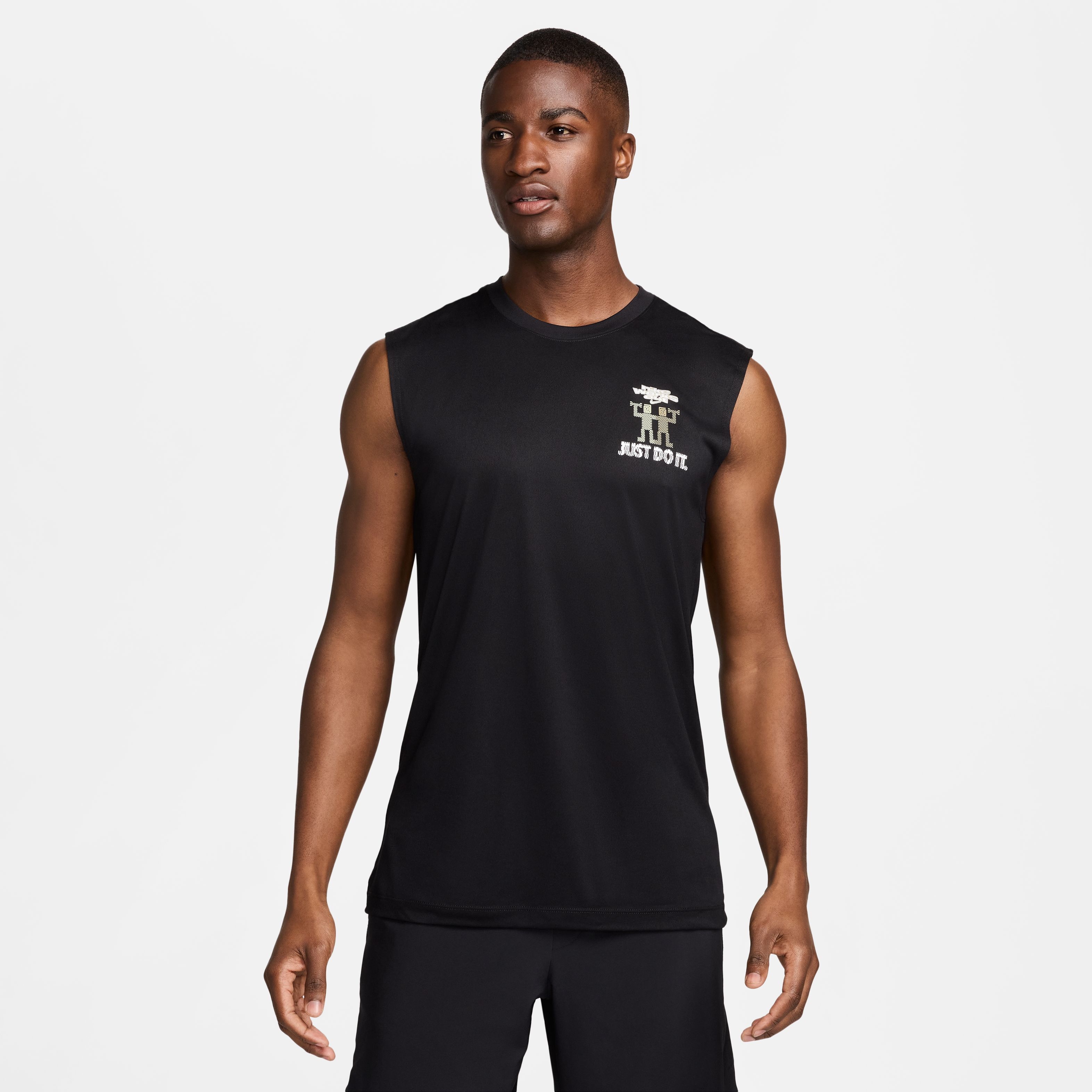 Nike M Nk Df Tee Rlgd Sl Iykyk Su24 Camiseta Manga Sisa negro de hombre para entrenamiento