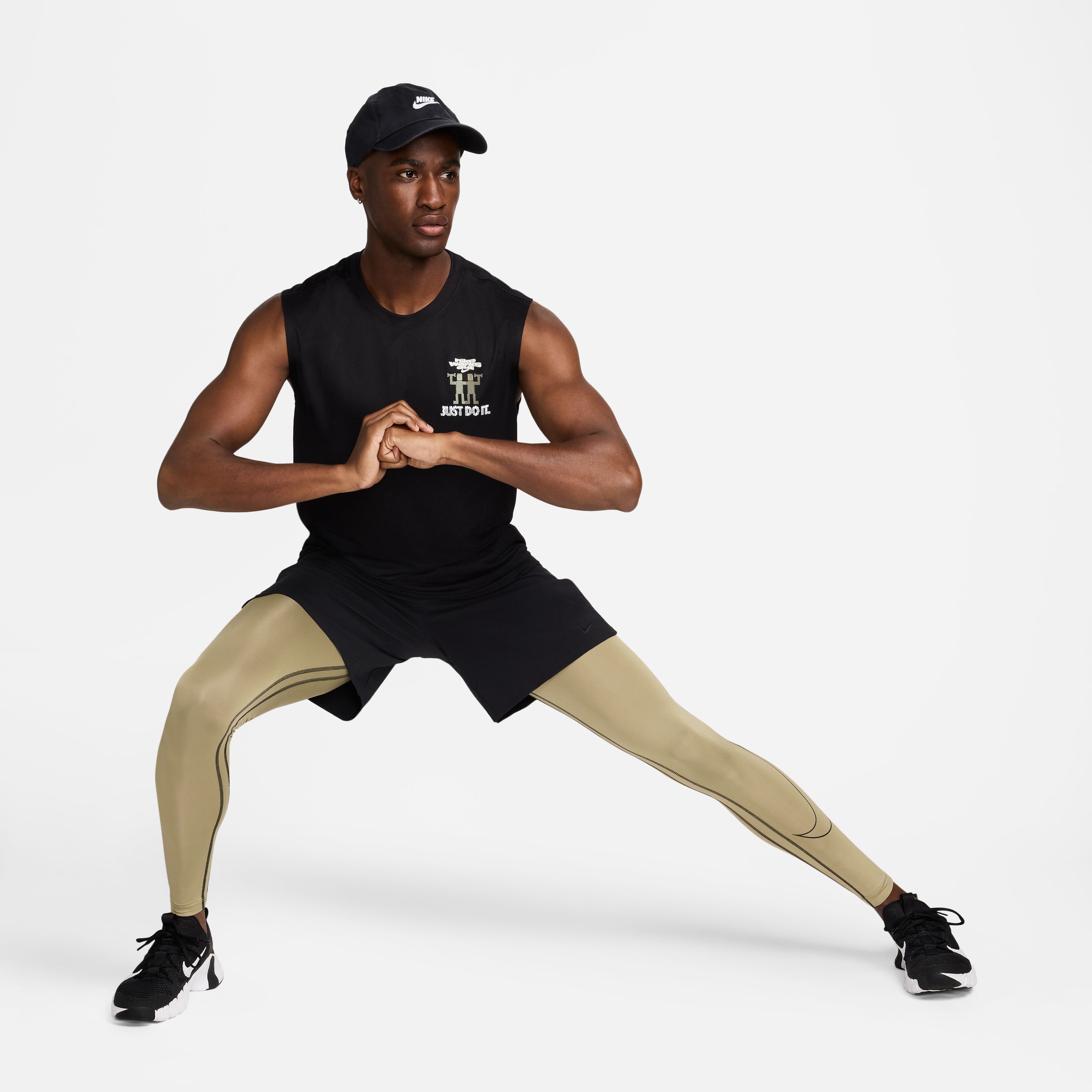 Nike M Nk Df Tee Rlgd Sl Iykyk Su24 Camiseta Manga Sisa negro de hombre para entrenamiento