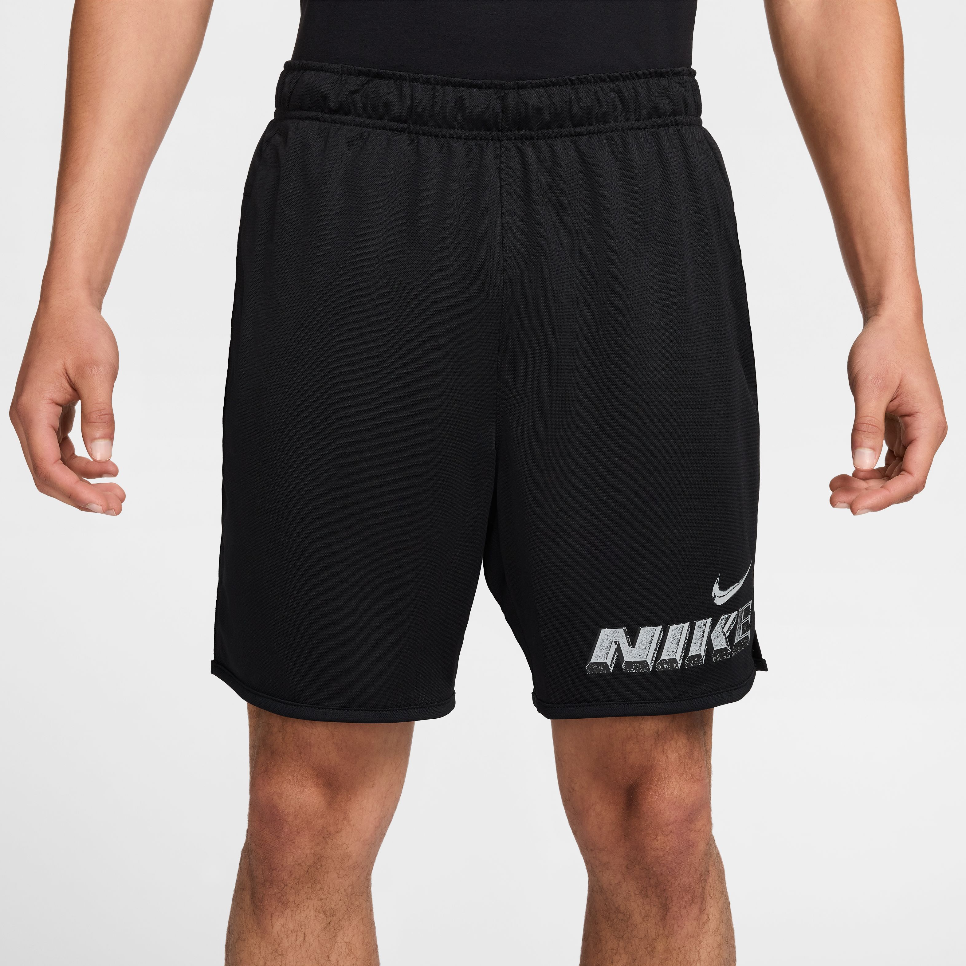 Nike M Nk Df Totality Gfx Short 7Ul Pantaloneta negro de hombre para entrenamiento