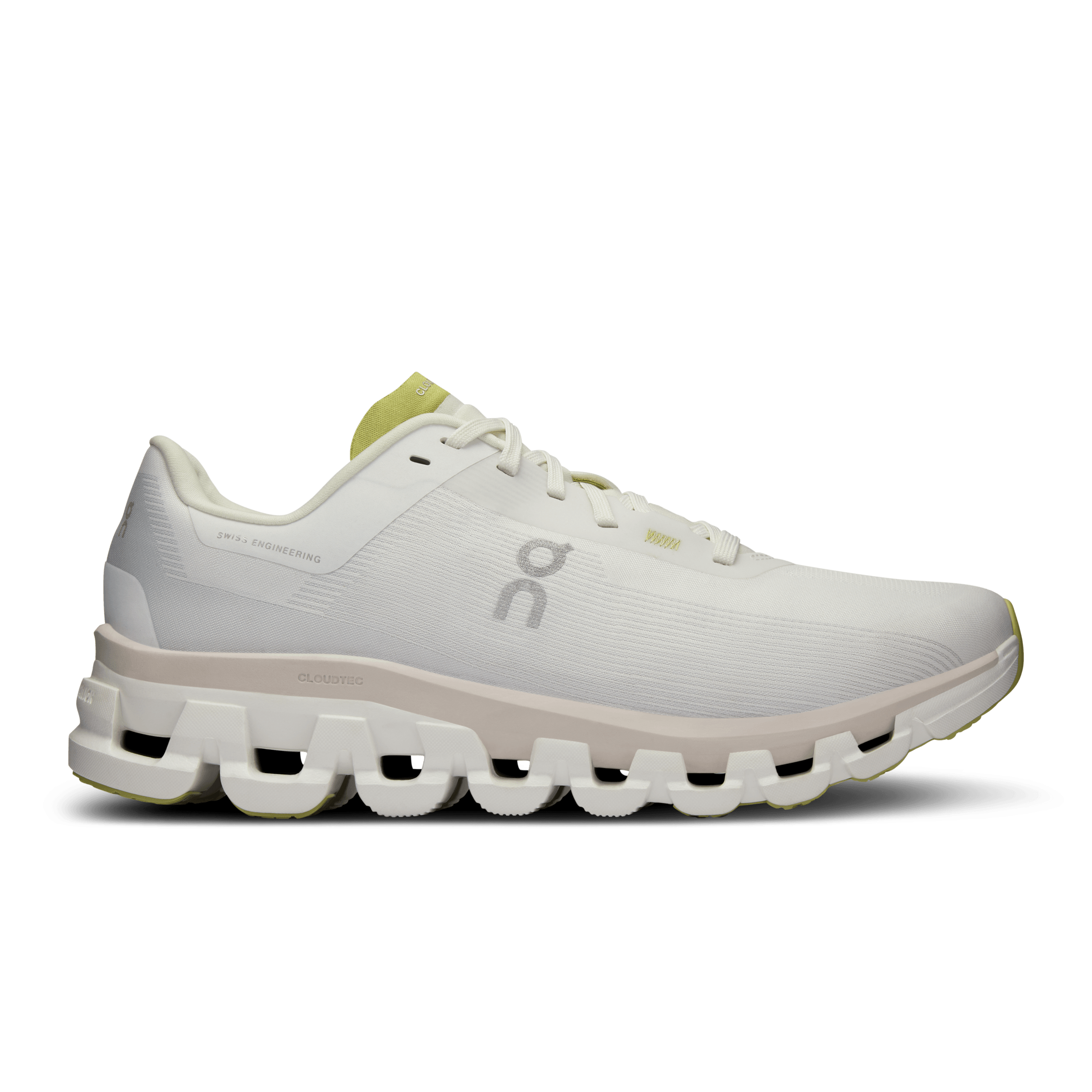 On Cloudflow 4 Tenis blanco de mujer para correr