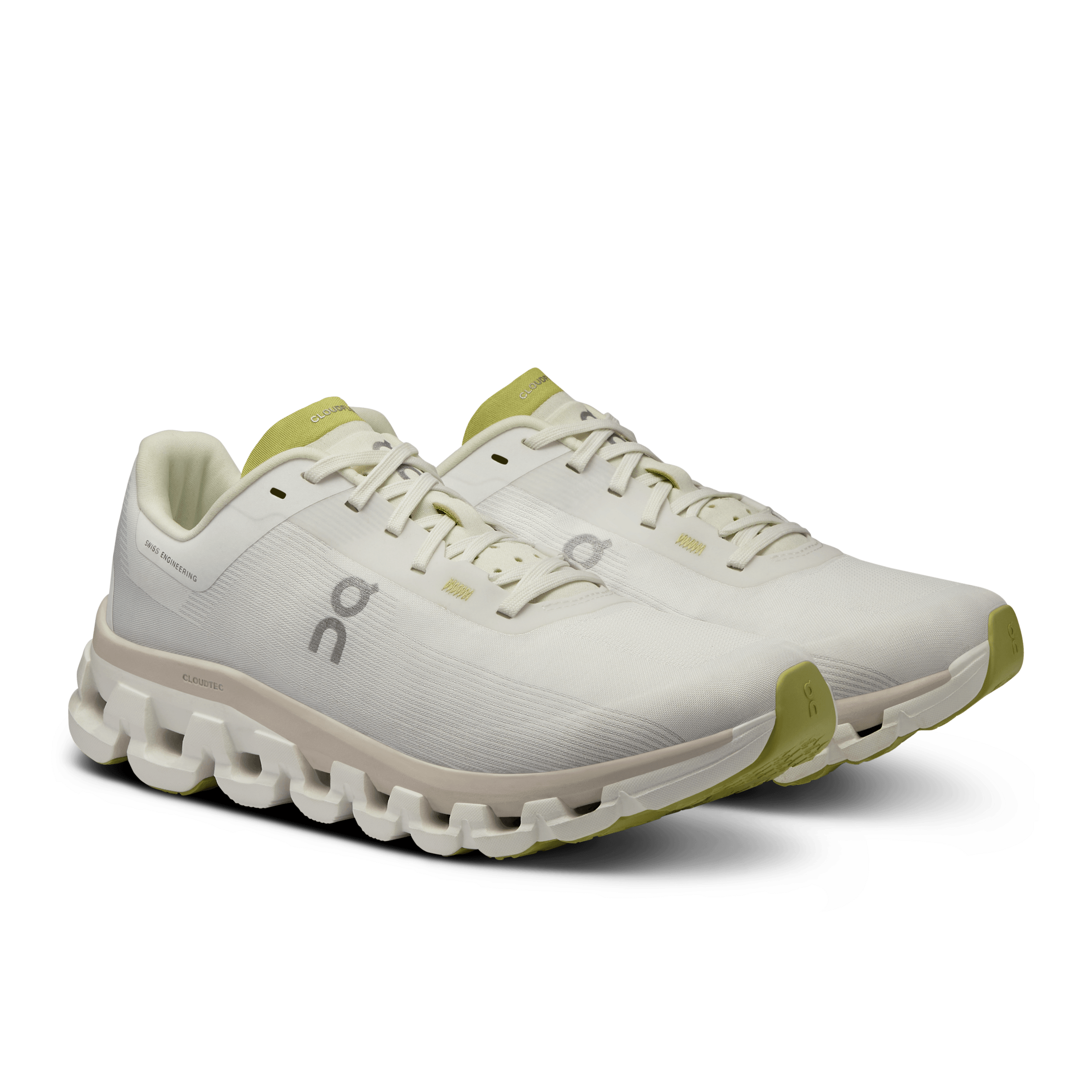 On Cloudflow 4 Tenis blanco de mujer para correr