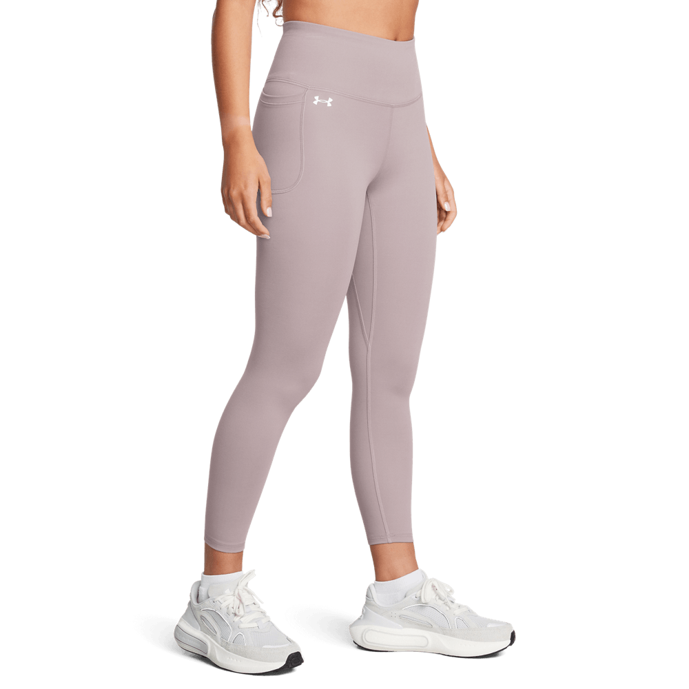 UA Ion Ankle Leg Licra gris de mujer para entrenamiento