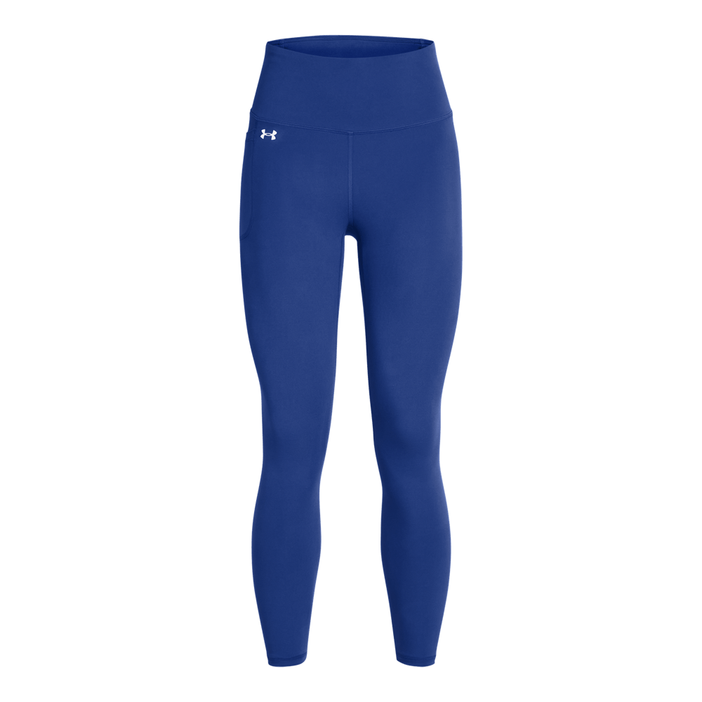 UA Ion Ankle Leg Licra azul de mujer para entrenamiento