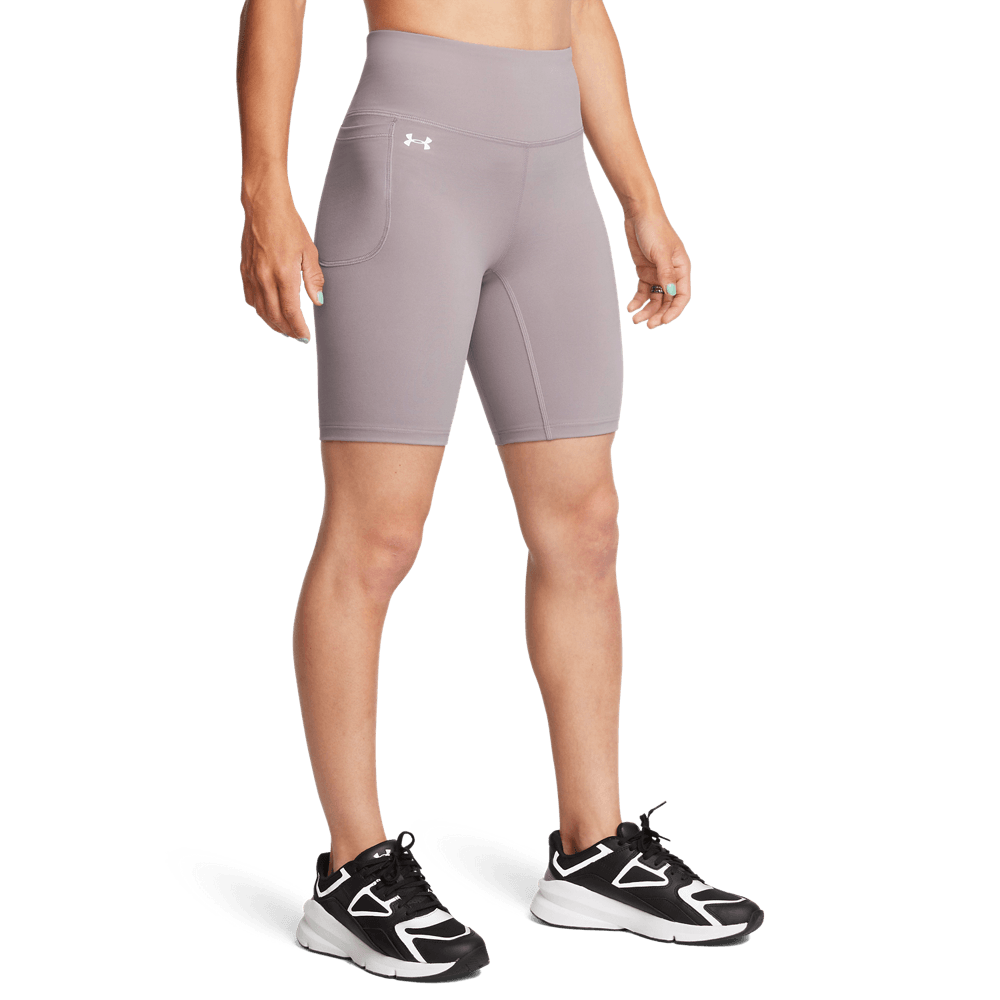 UA Ion Bike Short Licra gris de mujer para entrenamiento