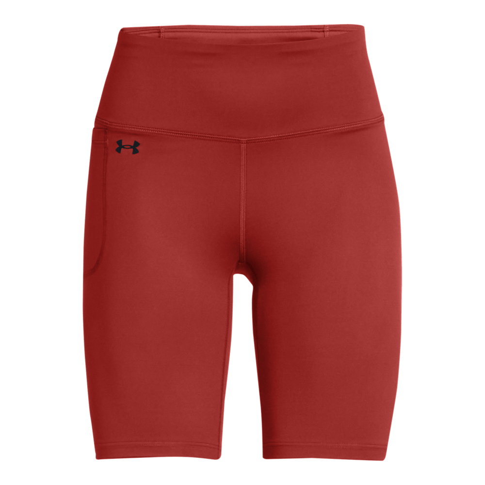 UA Ion Bike Short Licra naranja de mujer para entrenamiento