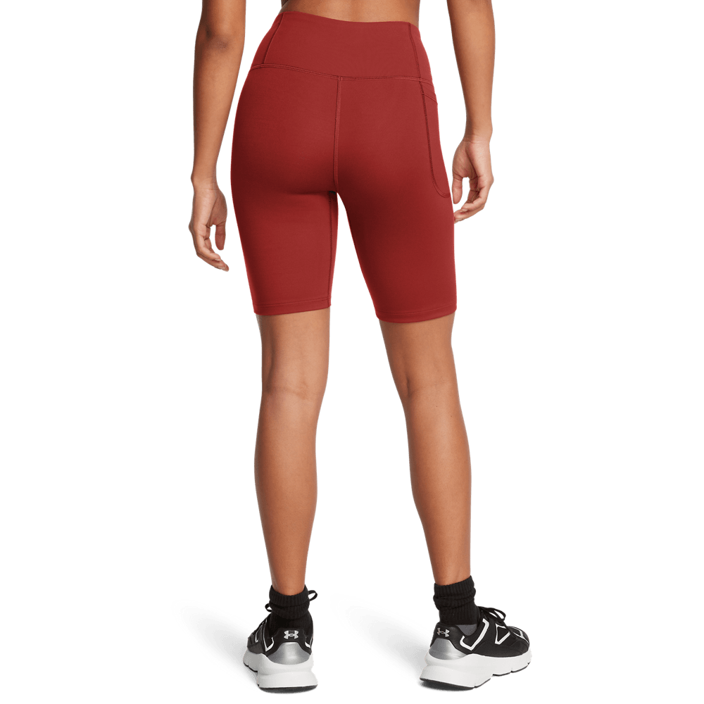 UA Ion Bike Short Licra naranja de mujer para entrenamiento