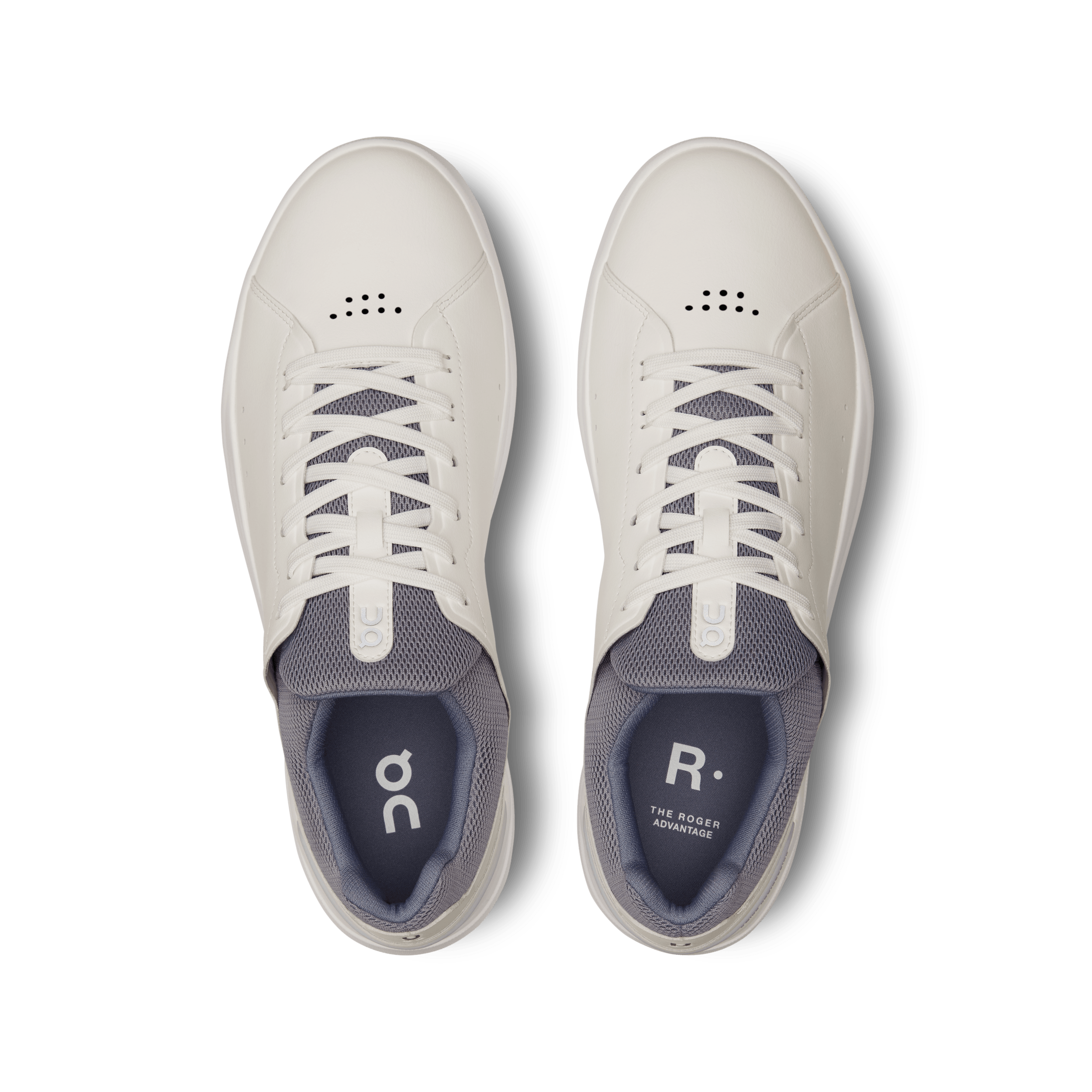 On The Roger Advantage 2 Tenis blanco de hombre lifestyle