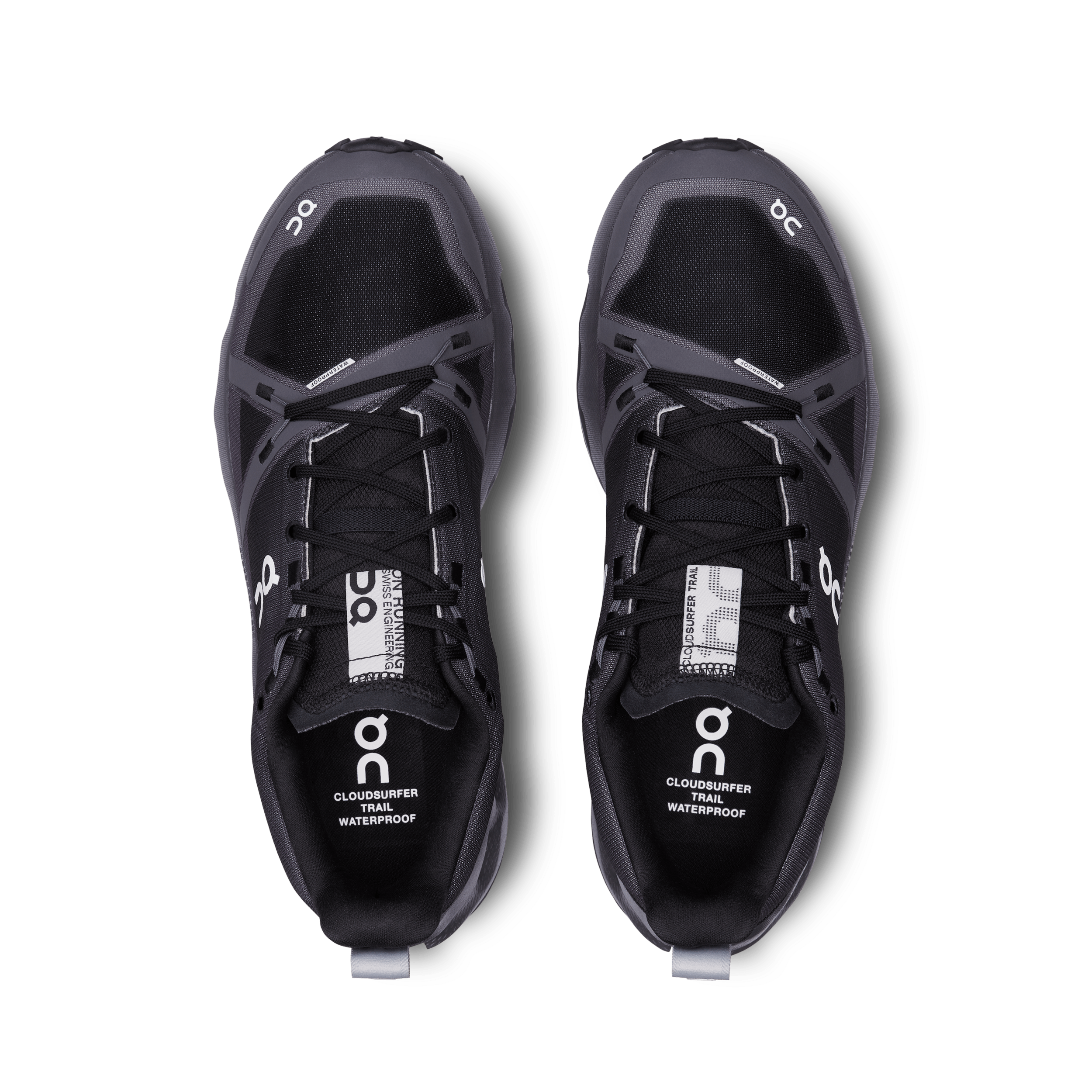 On Cloudsurfer Trail Wp 1 Tenis negro de hombre para outdoor