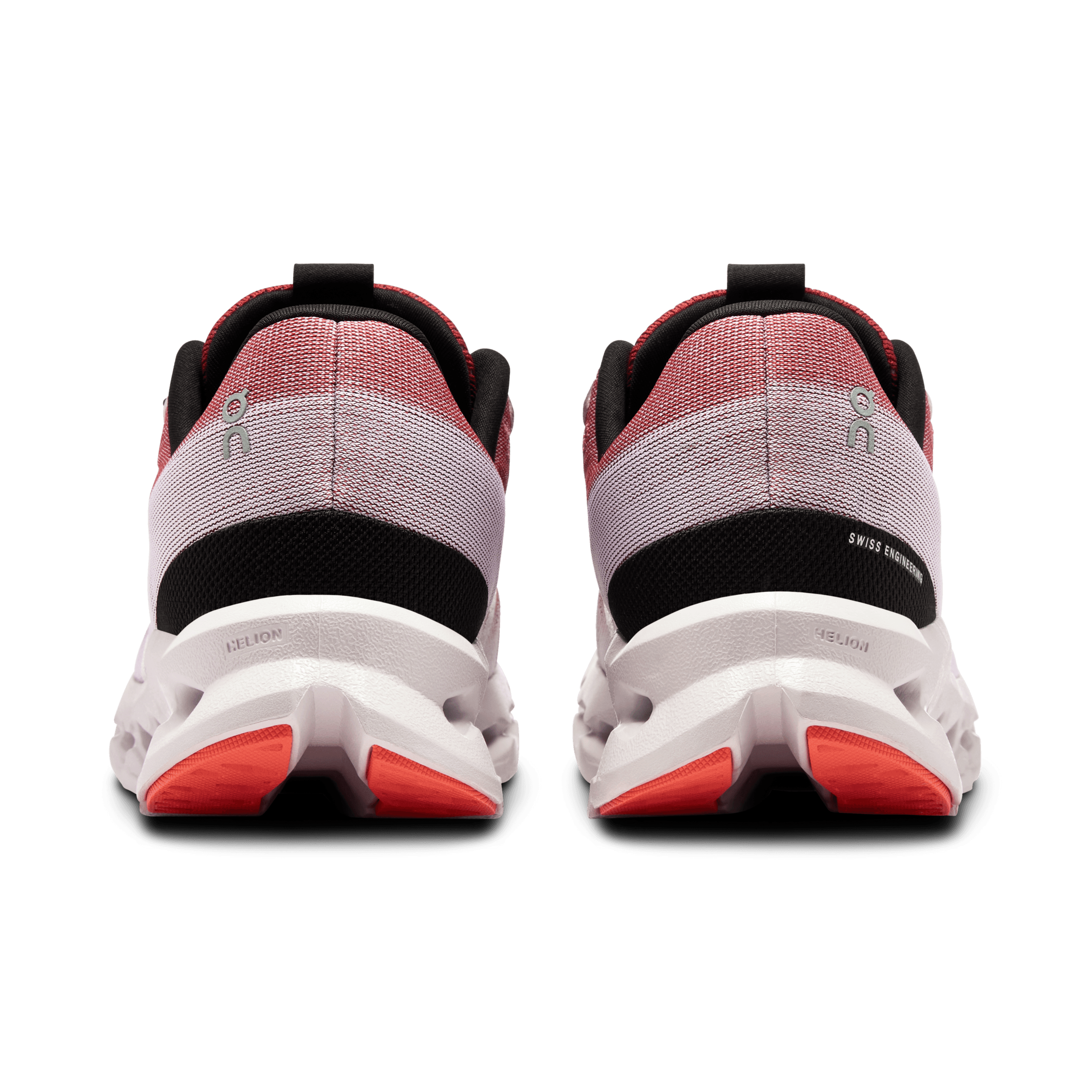 On Cloudsurfer 1 Tenis rojo de mujer para correr