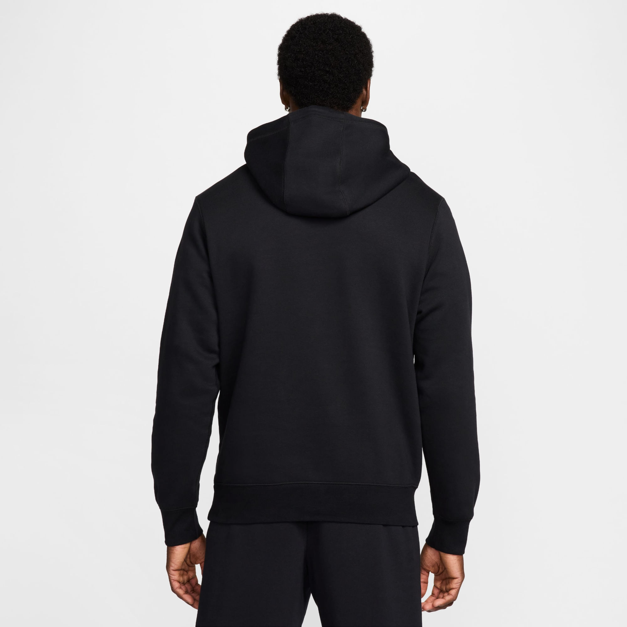 Nike M Nk Club Bb Hdy Futura Block Hoodie negro de hombre lifestyle