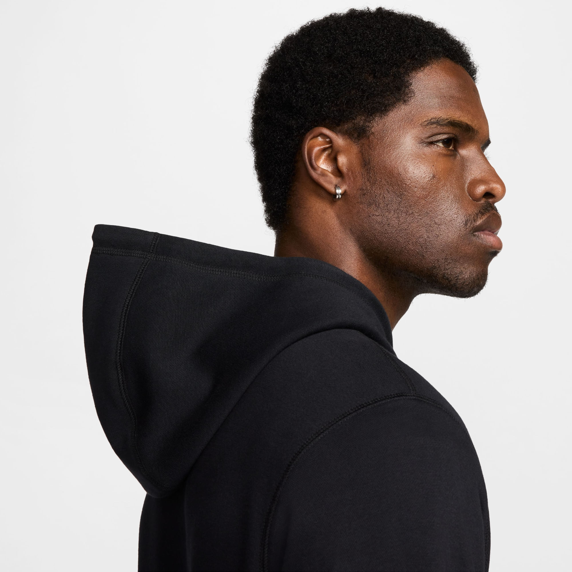 Nike M Nk Club Bb Hdy Futura Block Hoodie negro de hombre lifestyle