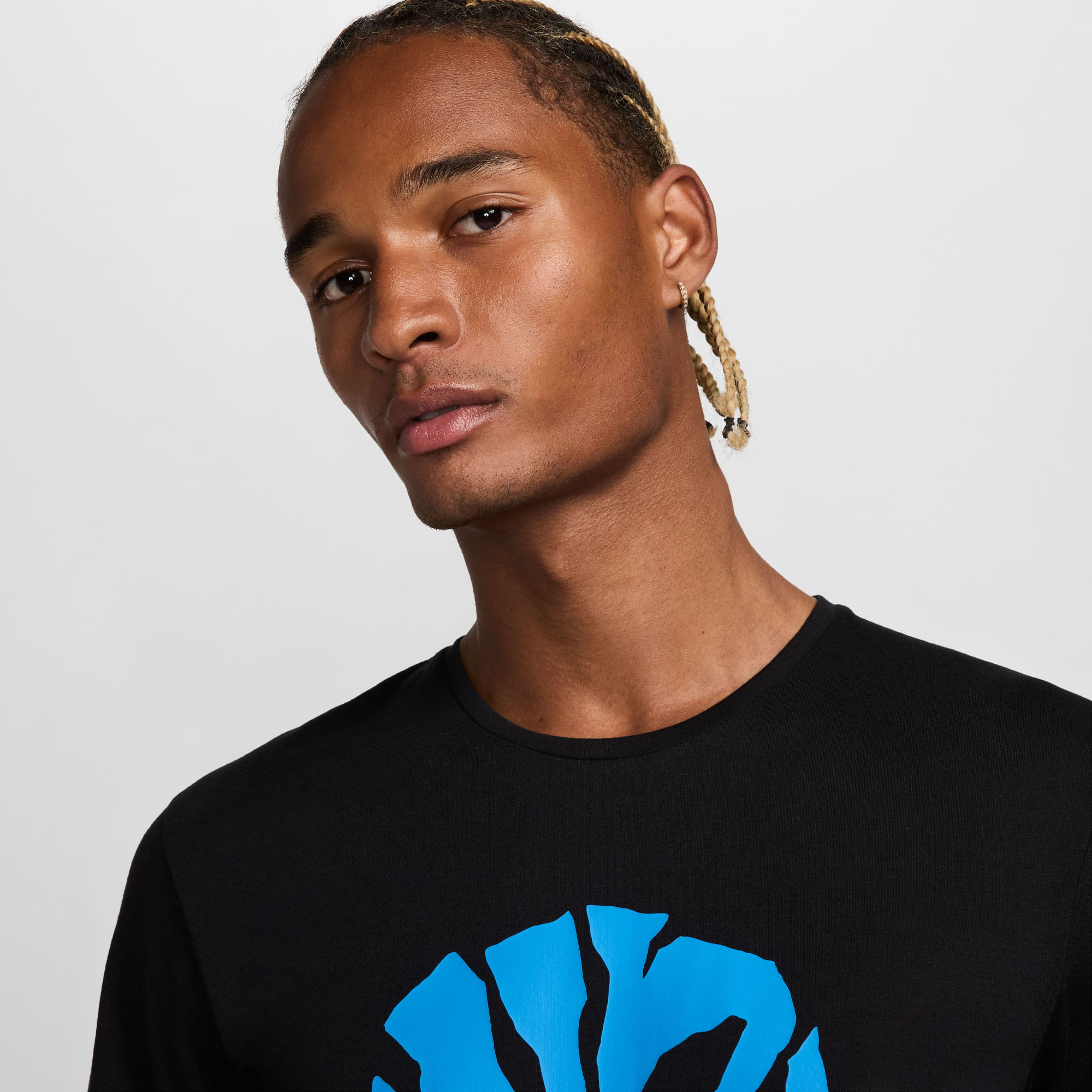 Nike M Nk Df Rise 365 Run Energy Ss Camiseta Manga Corta negro de hombre para correr