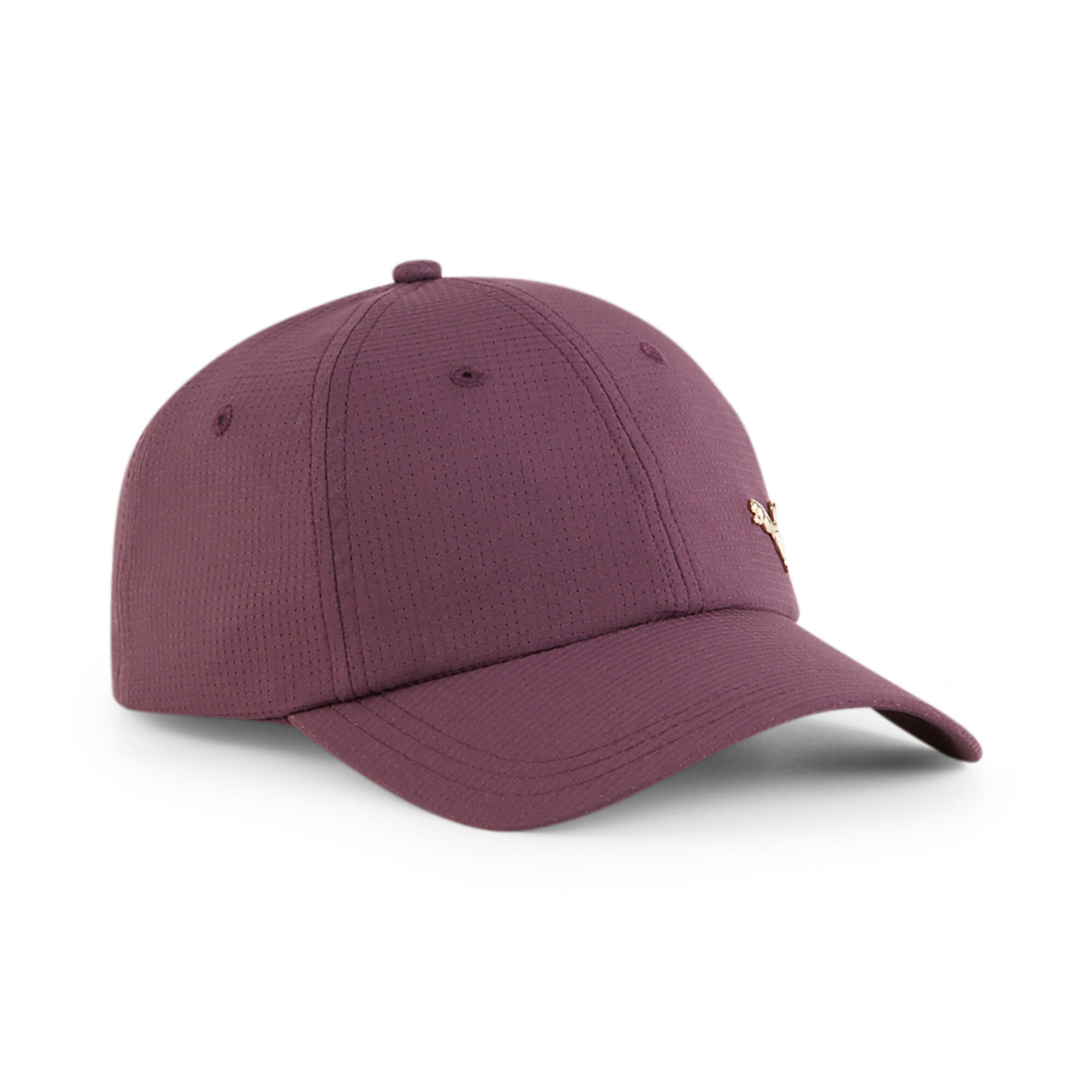 Puma Classics Gold Metal Cat Cap Gorra morado de mujer lifestyle