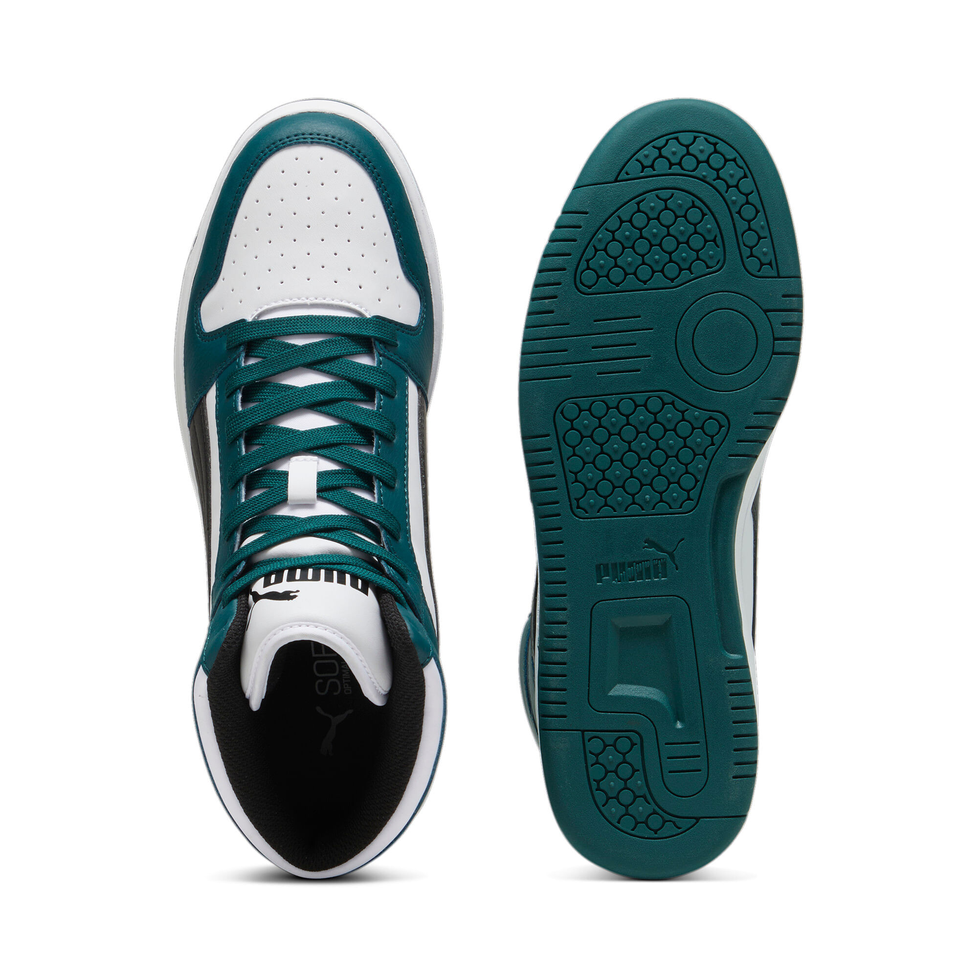 Puma Rebound Layup Sl Tenis verde de hombre lifestyle