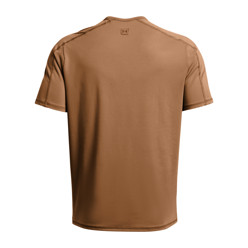 UA Meridian Ss Camiseta Manga Corta cafe de hombre para entrenamiento
