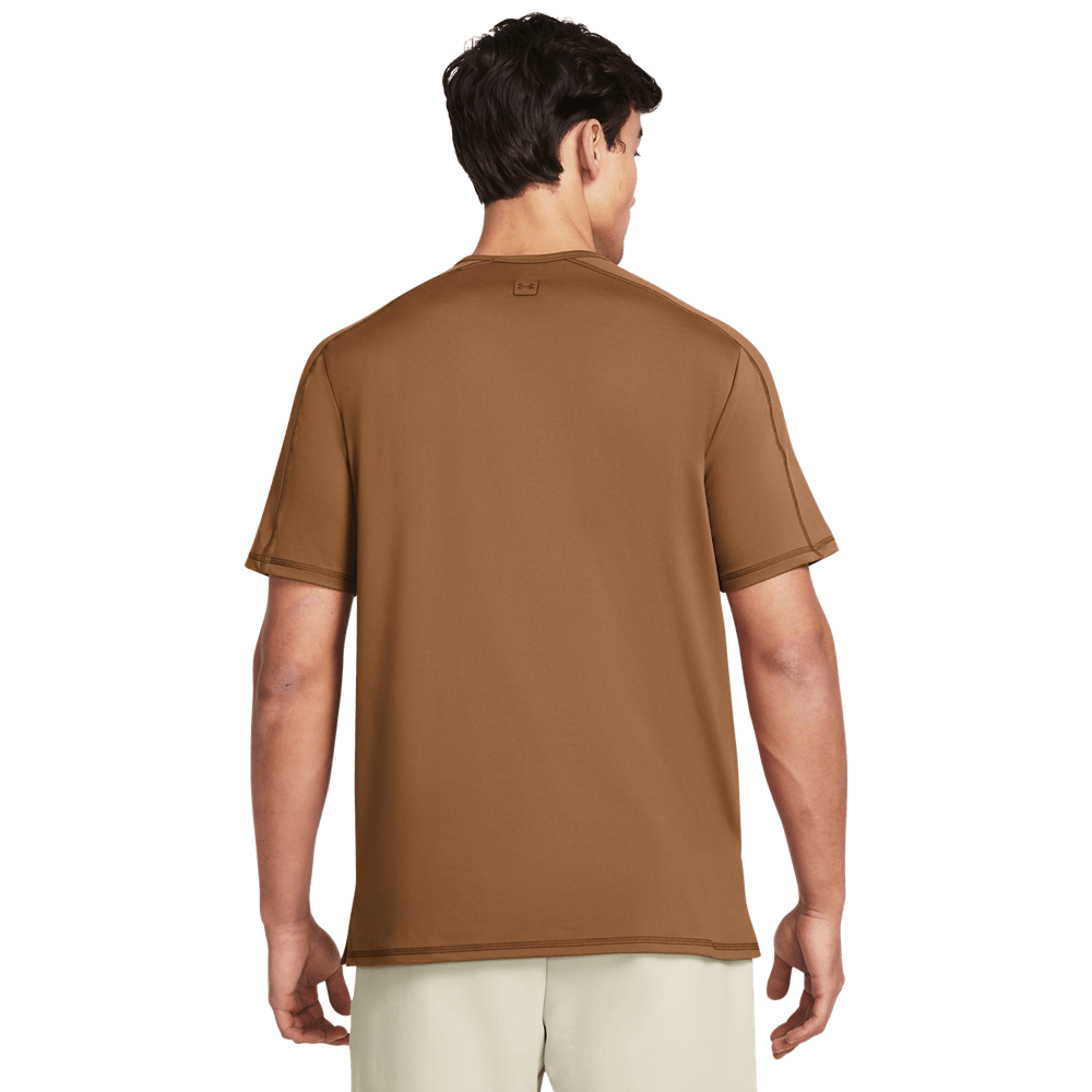 UA Meridian Ss Camiseta Manga Corta cafe de hombre para entrenamiento