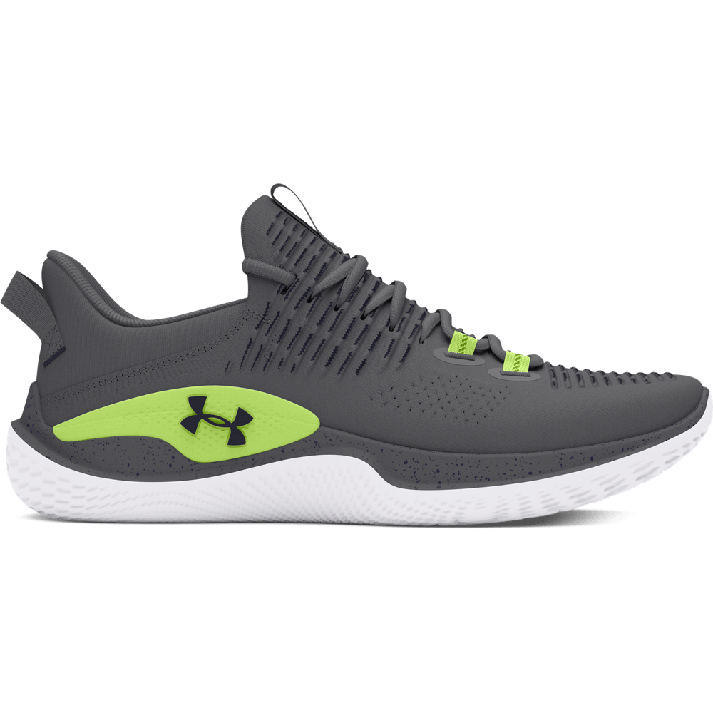 UA Flow Dynamic Intlknt Tenis gris de hombre para entrenamiento