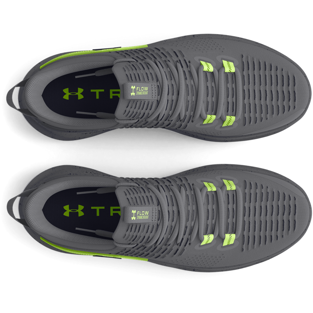 UA Flow Dynamic Intlknt Tenis gris de hombre para entrenamiento