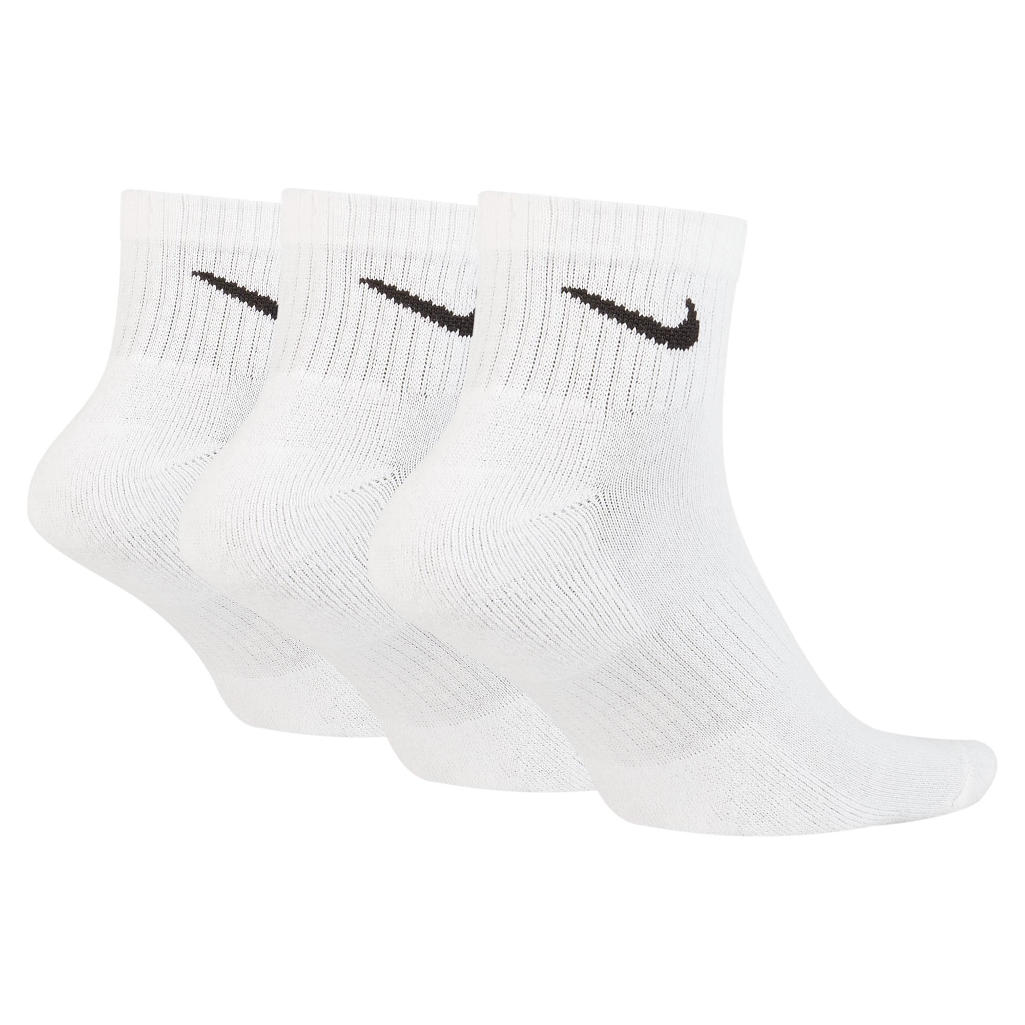 Nike U Nk Everyday Cush Ankle 3Pr Medias blanco de hombre para entrenamiento