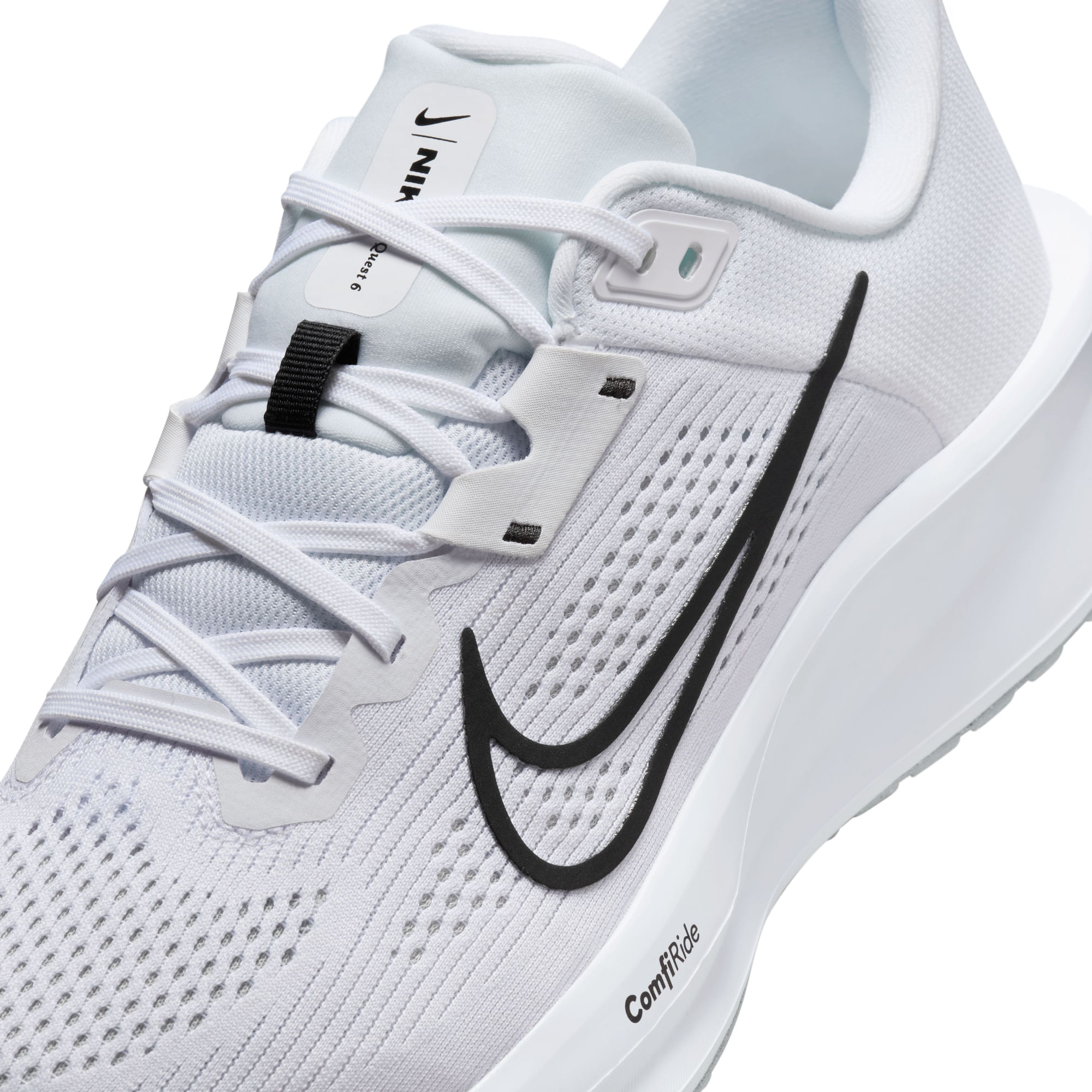Nike Quest 6 Tenis blanco de hombre para correr