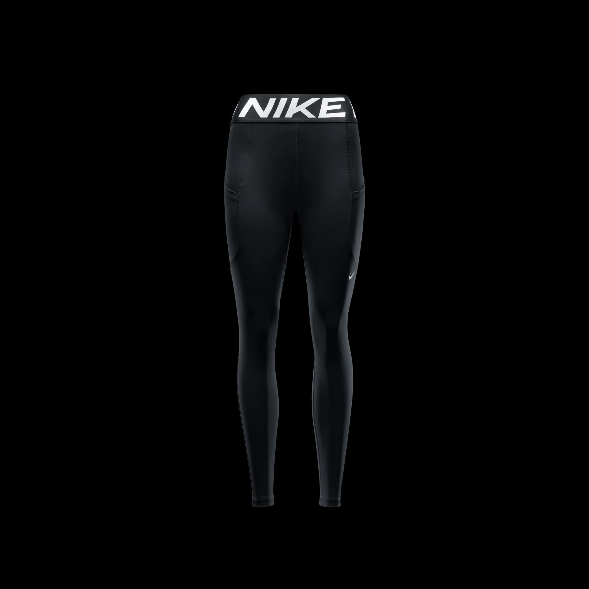Nike W Np Sculpt Df Hr 7/8 Pkt Tigh Licra blanco de mujer para entrenamiento
