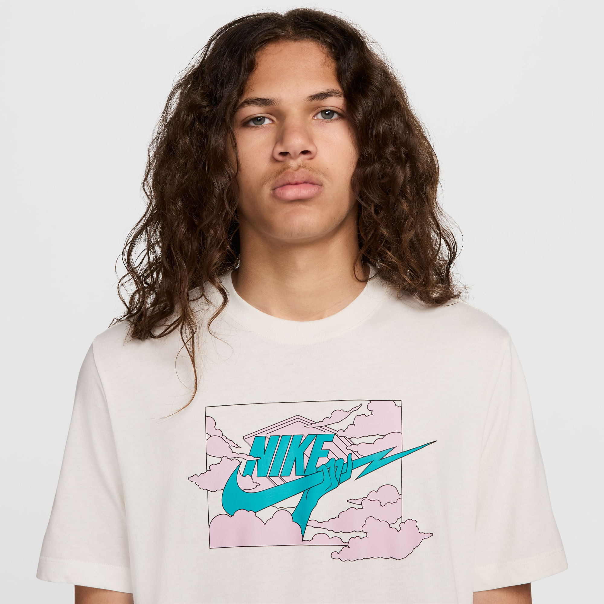 Nike M Nsw Tee Hbr Ssnl Club Camiseta Manga Corta blanco de hombre lifestyle