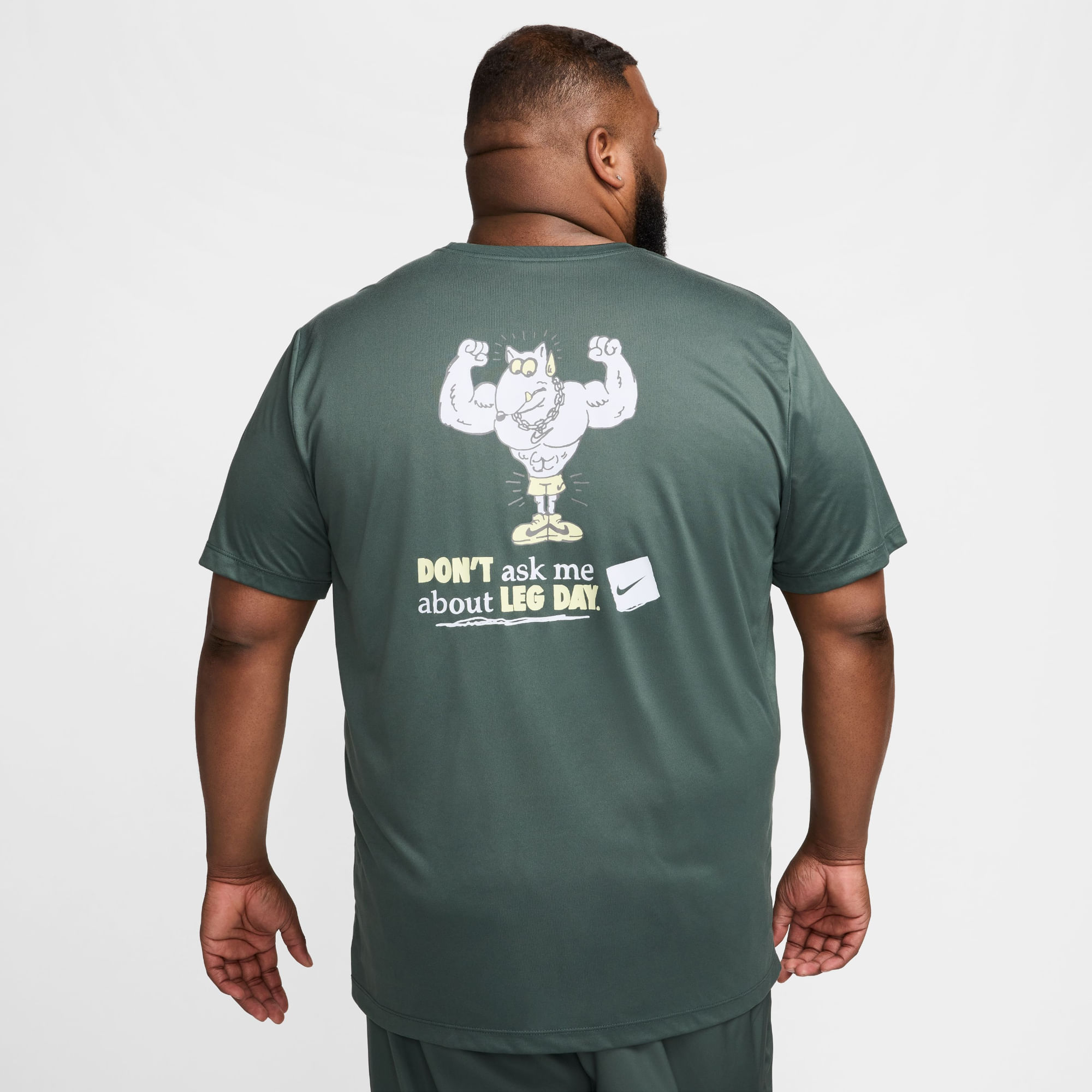 Nike M Nk Df Tee Rlgd Iykyk 2 Camiseta Manga Corta verde de hombre para entrenamiento