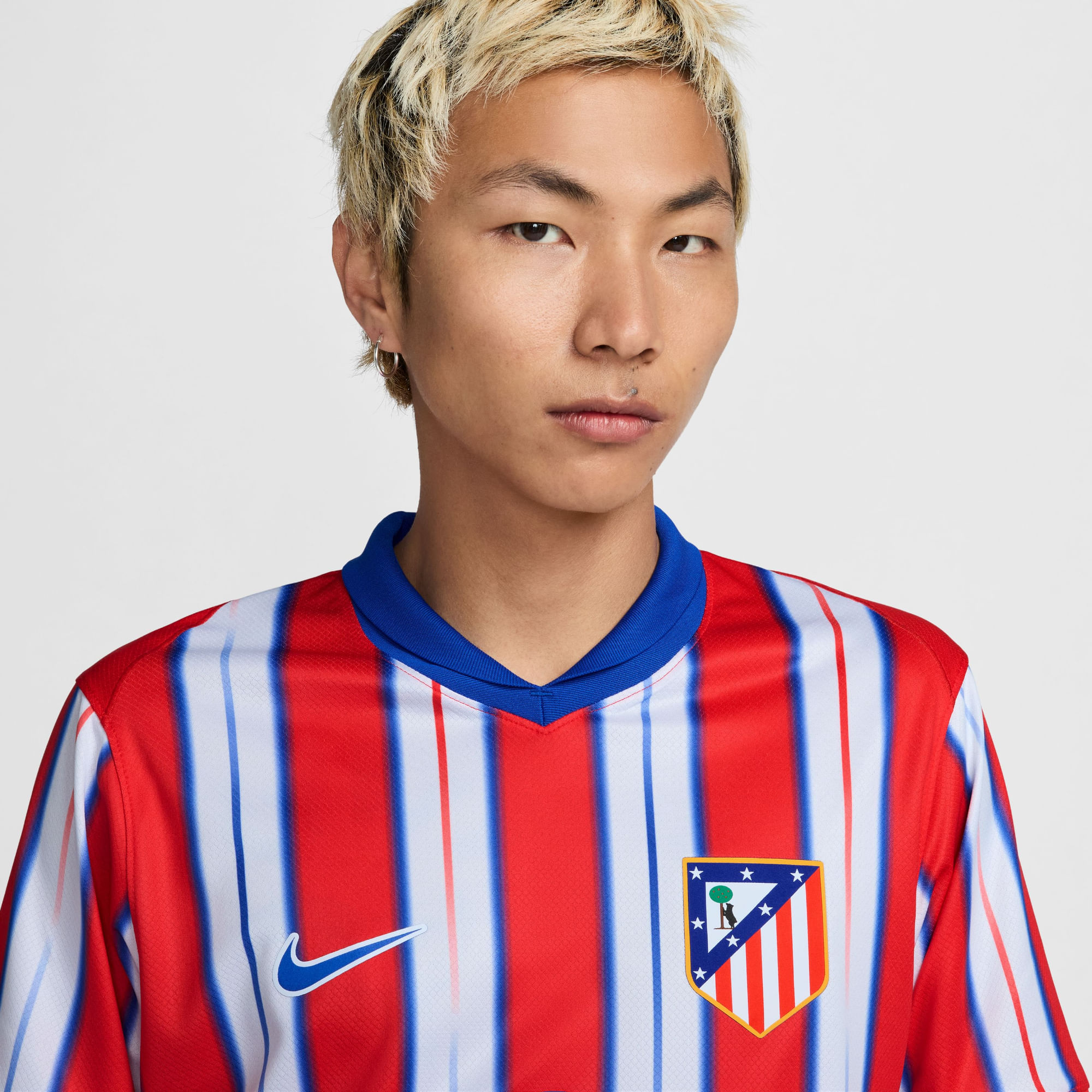 Nike Atletico de Madrid Nk Df Jsy Ss Stad Hm Camiseta Manga Corta rojo de hombre para futbol