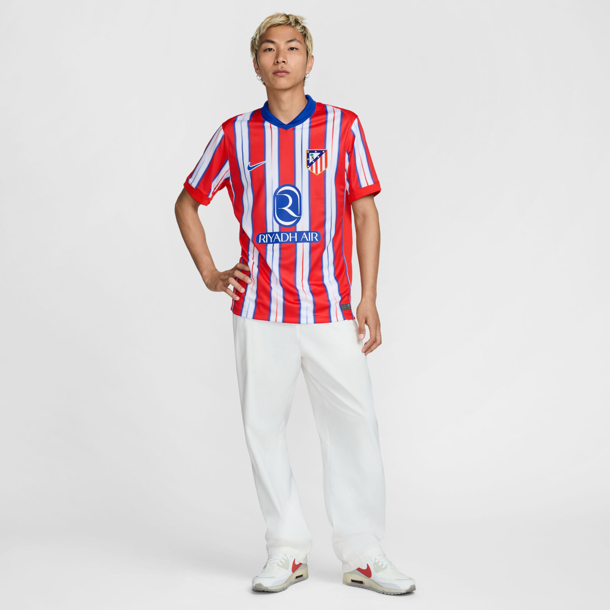 Nike Atletico de Madrid Nk Df Jsy Ss Stad Hm Camiseta Manga Corta rojo de hombre para futbol