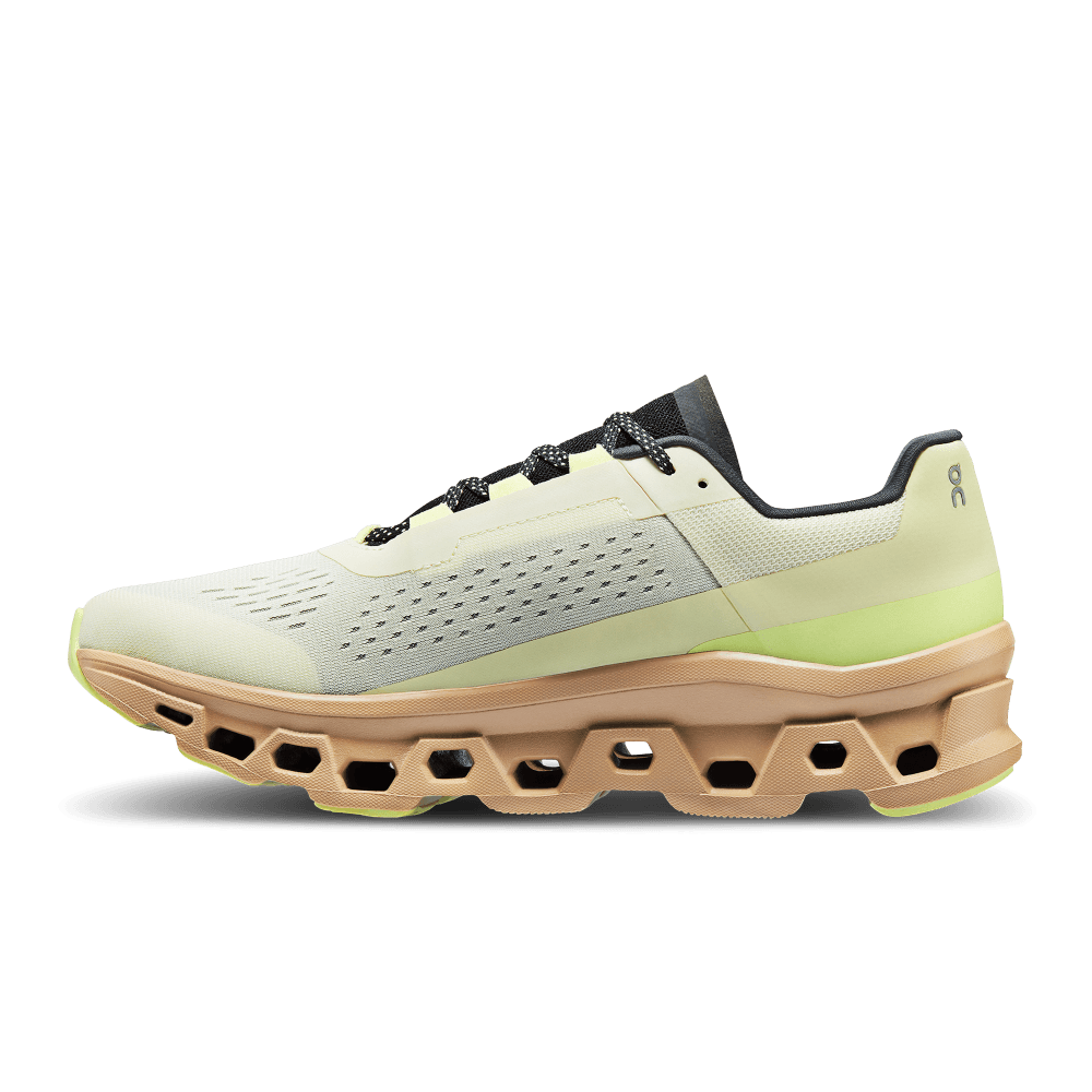 On Cloudmonster Tenis blanco de hombre para correr