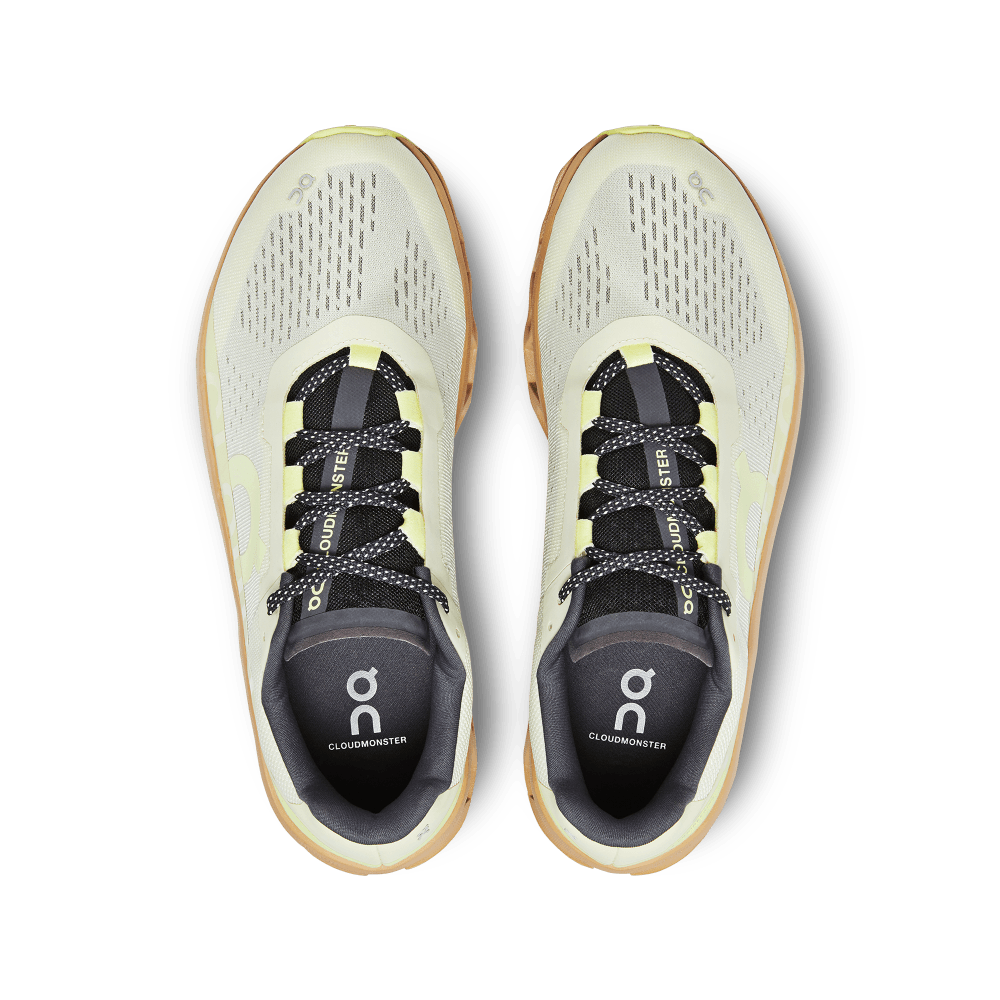 On Cloudmonster Tenis blanco de hombre para correr