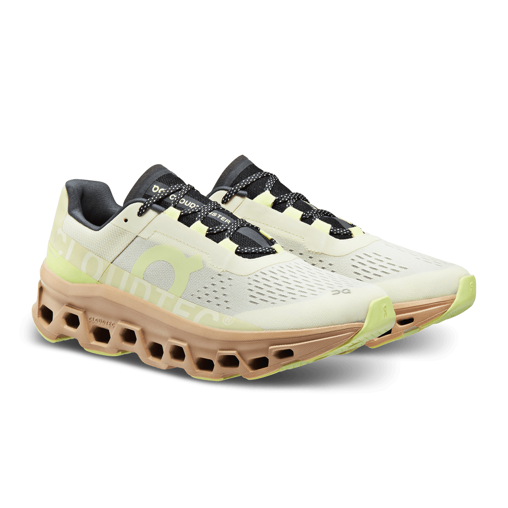 On Cloudmonster Tenis blanco de hombre para correr