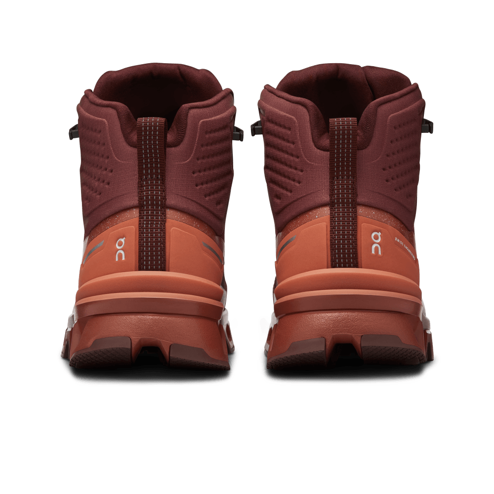 On Cloudrock 2 Waterproof Tenis rojo de mujer para outdoor