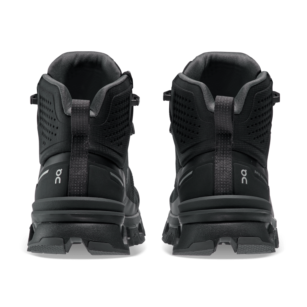On Cloudrock Waterproof Tenis negro de mujer para outdoor