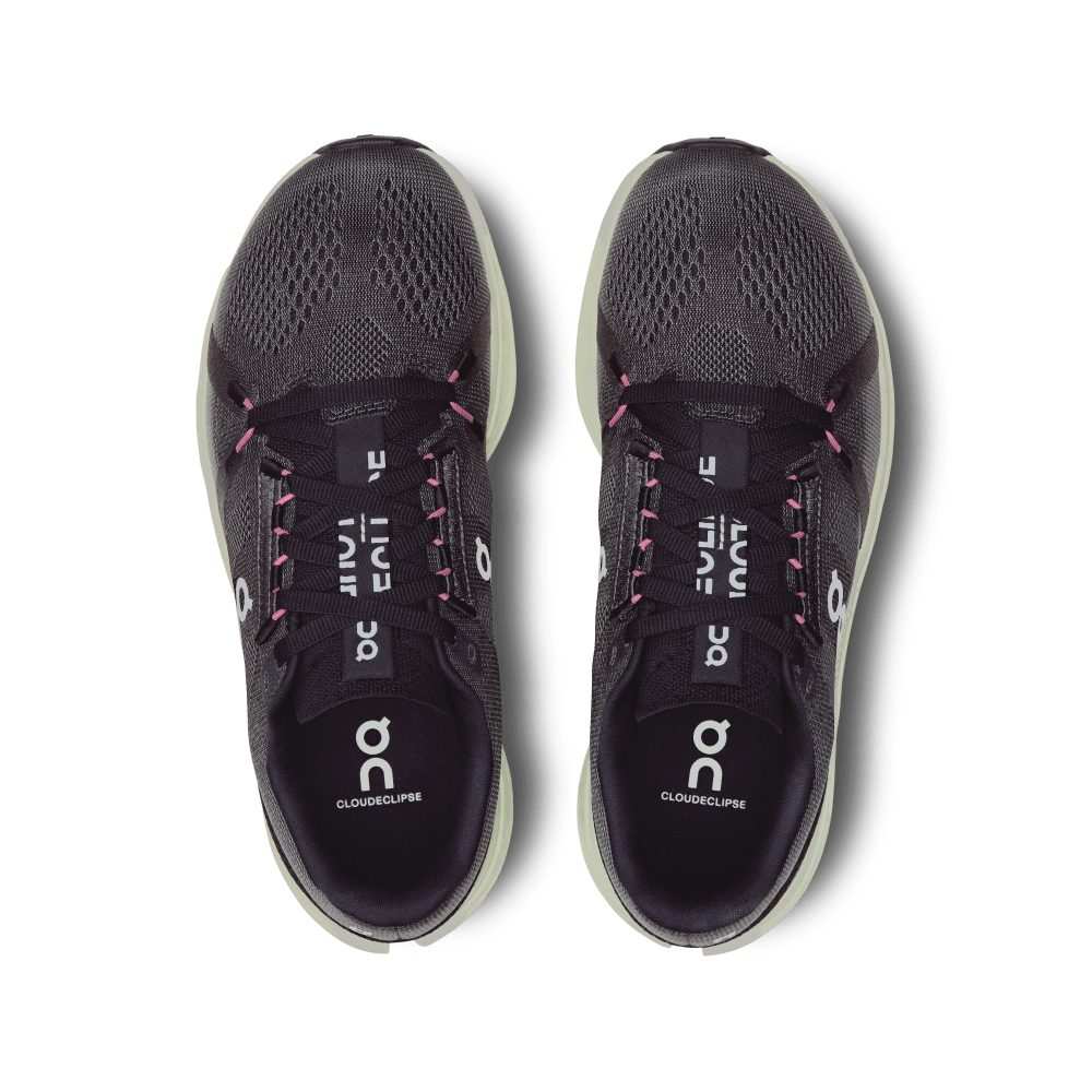 On Cloudeclipse Tenis negro de mujer para correr
