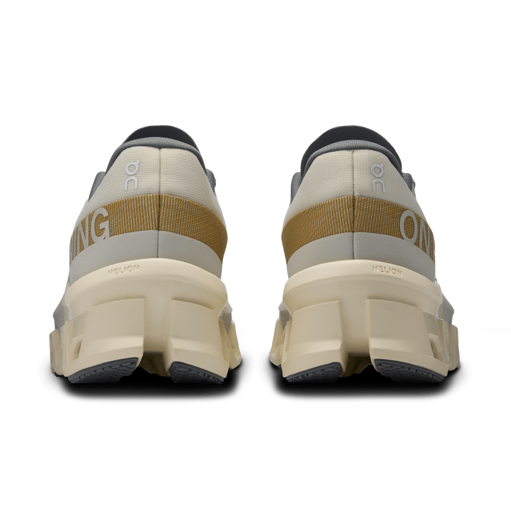 On Cloudmonster 2 Tenis beige de hombre para correr